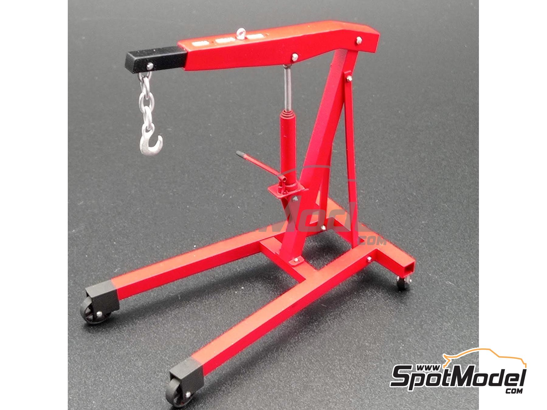 Image 6: Workshop crane | Scale model kit in 1/24 scale manufactured by D.A.B. Models (ref. DAB24-044)