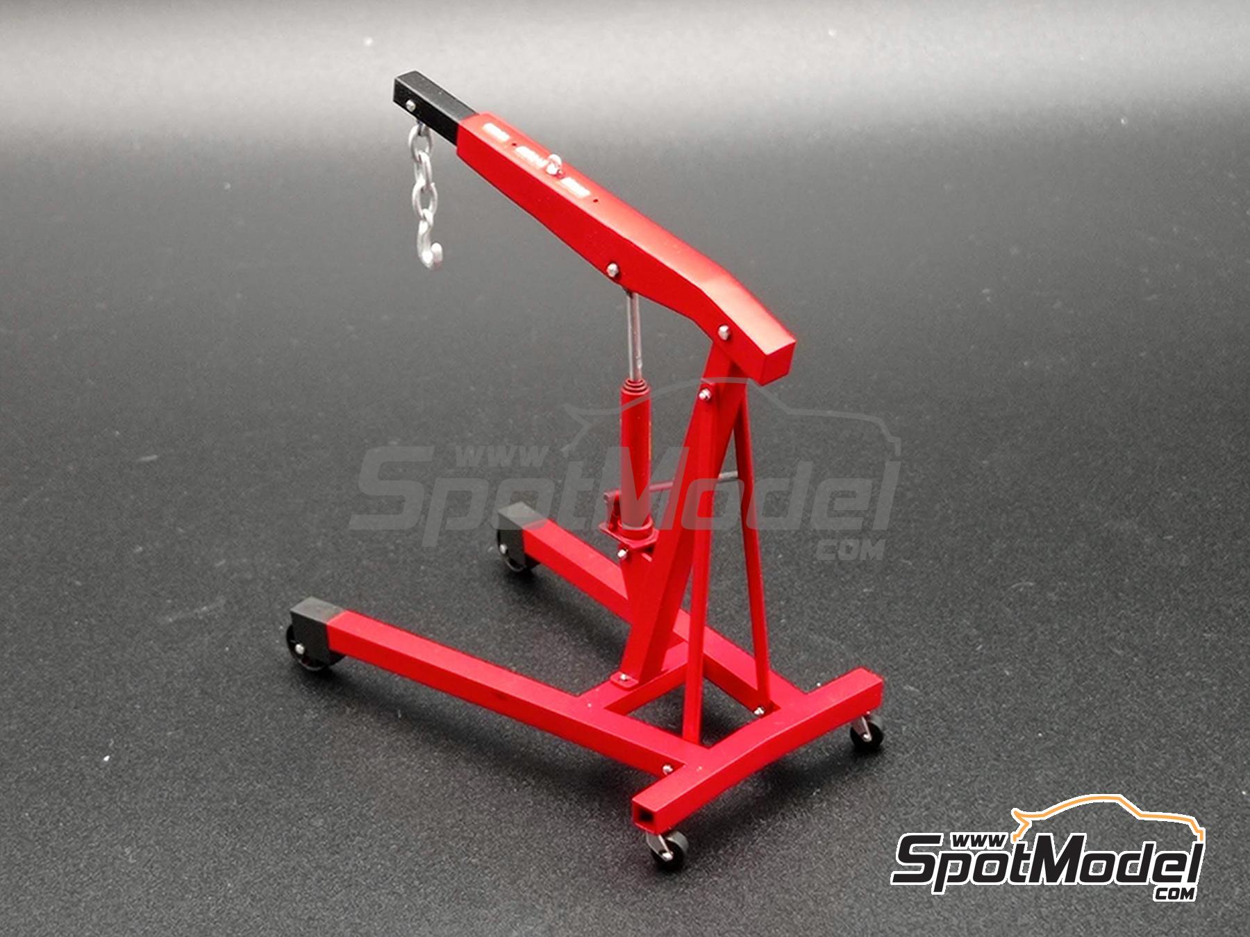 Image 7: Workshop crane | Scale model kit in 1/24 scale manufactured by D.A.B. Models (ref. DAB24-044)