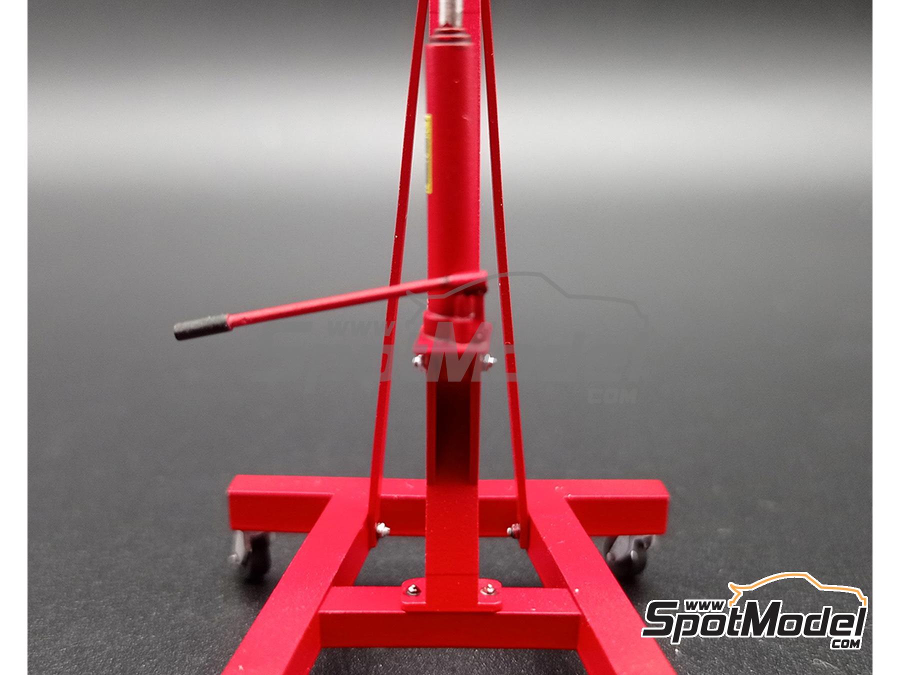 Image 9: Workshop crane | Scale model kit in 1/24 scale manufactured by D.A.B. Models (ref. DAB24-044)
