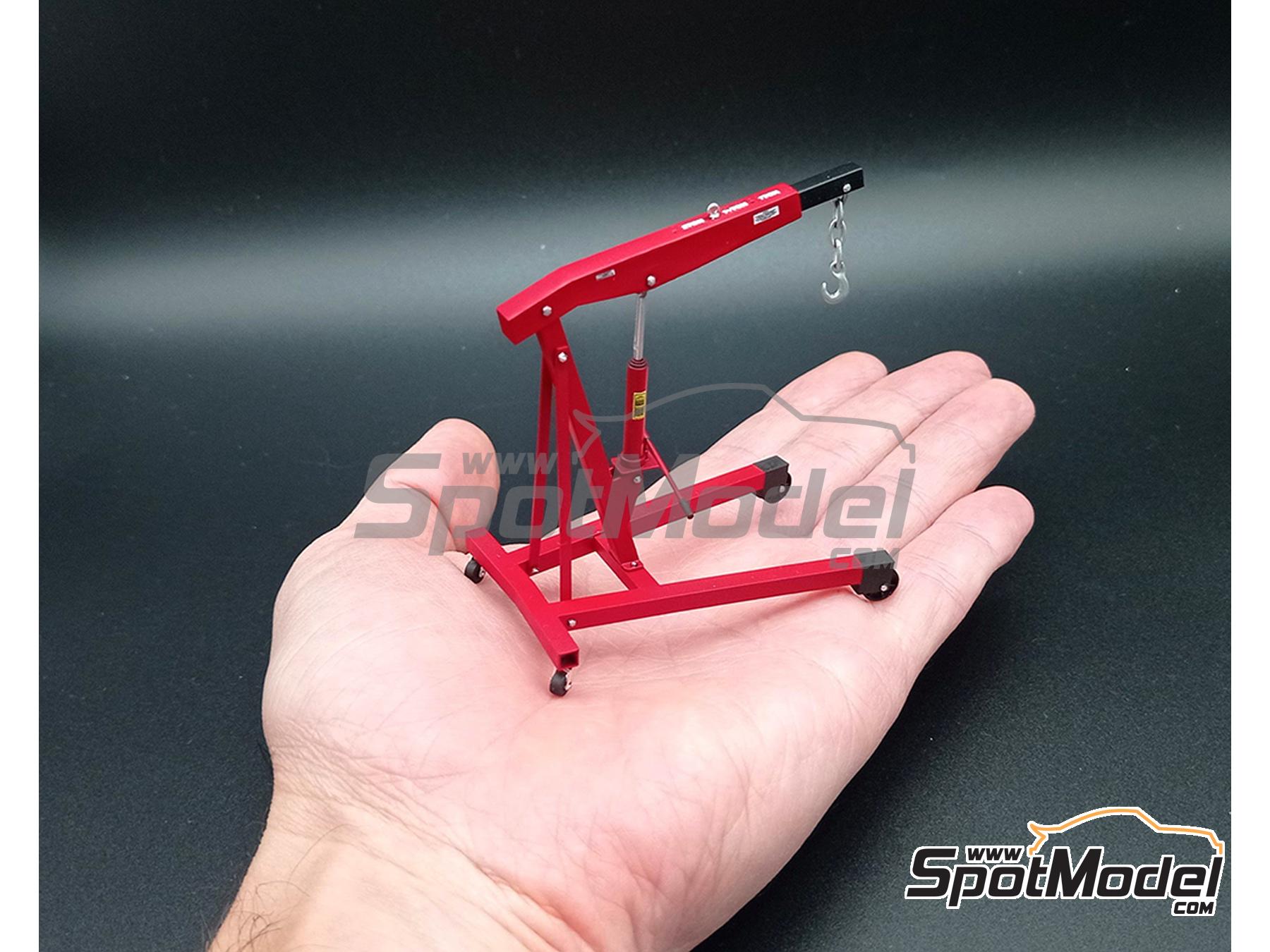 Image 10: Workshop crane | Scale model kit in 1/24 scale manufactured by D.A.B. Models (ref. DAB24-044)