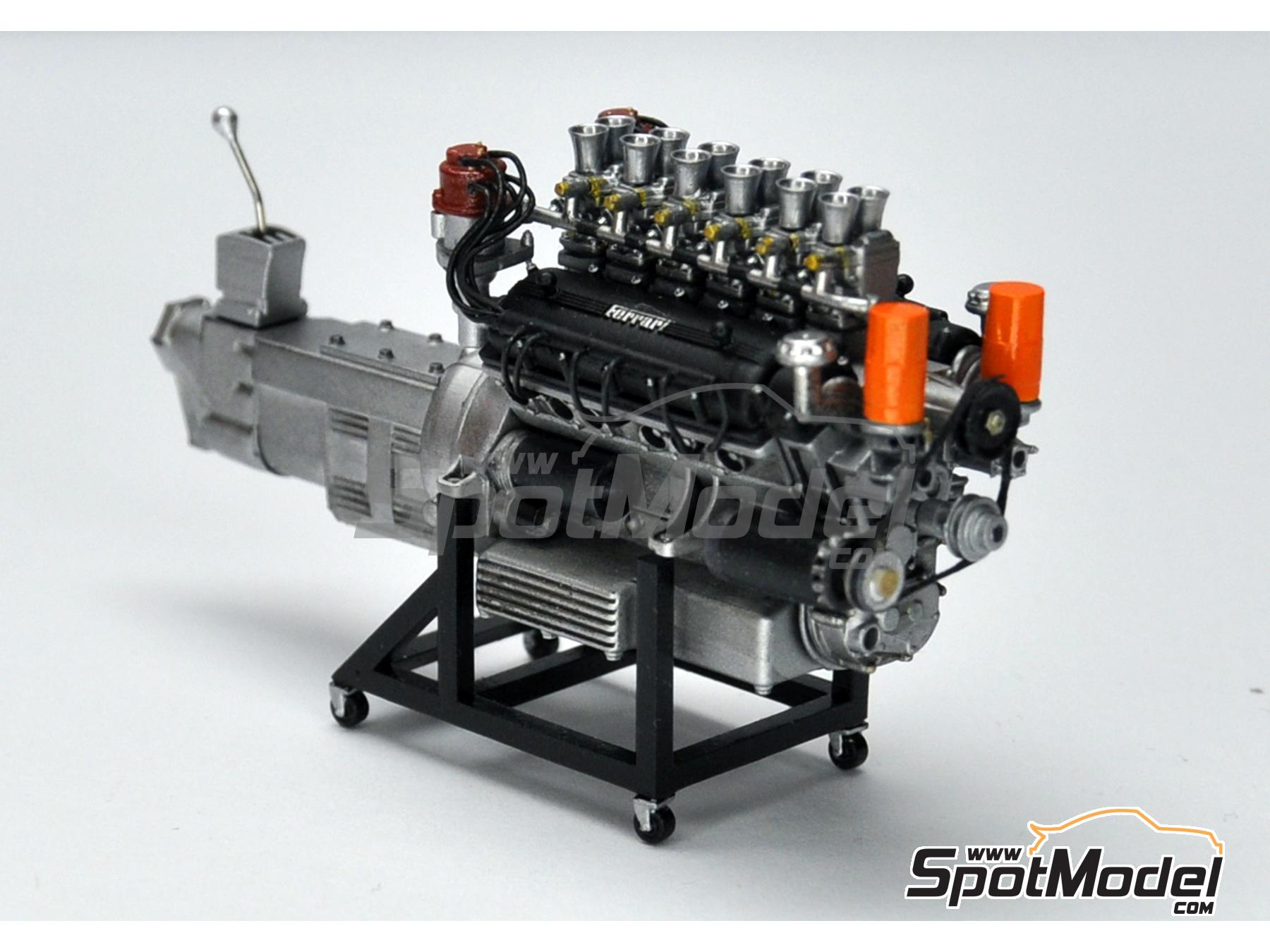 Image 2: Ferrari Colombo V12 3.3L | Engine in 1/24 scale manufactured by D.A.B. Models (ref.&nbsp;DAB24-046)
