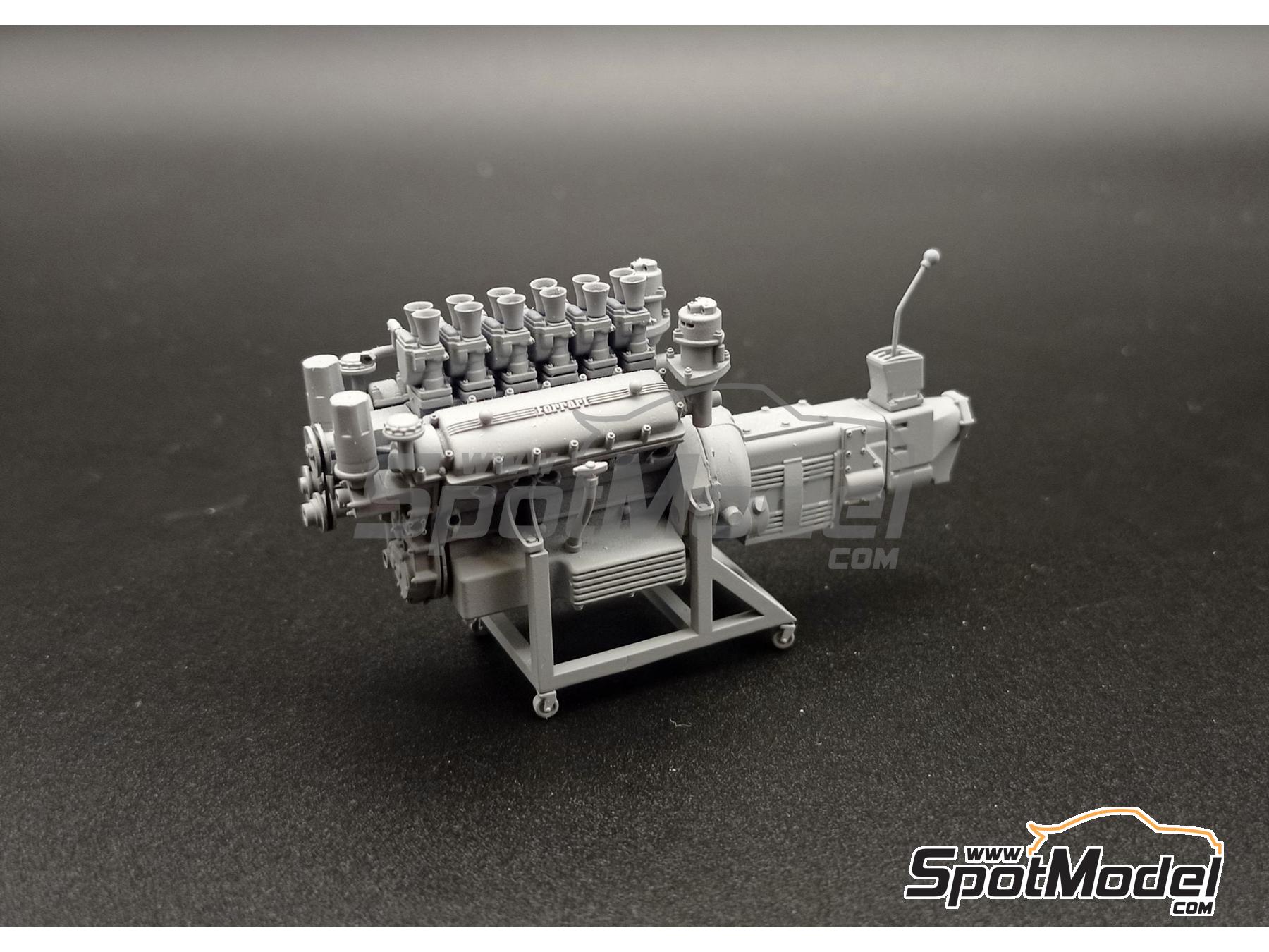 Image 11: Ferrari Colombo V12 3.3L | Engine in 1/24 scale manufactured by D.A.B. Models (ref.&nbsp;DAB24-046)
