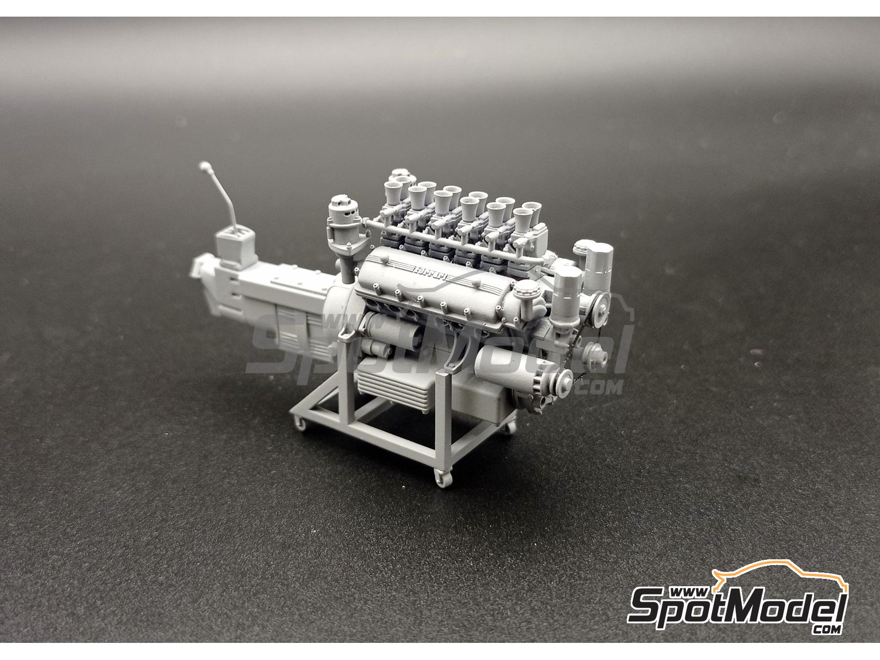 Image 13: Ferrari Colombo V12 3.3L | Engine in 1/24 scale manufactured by D.A.B. Models (ref.&nbsp;DAB24-046)