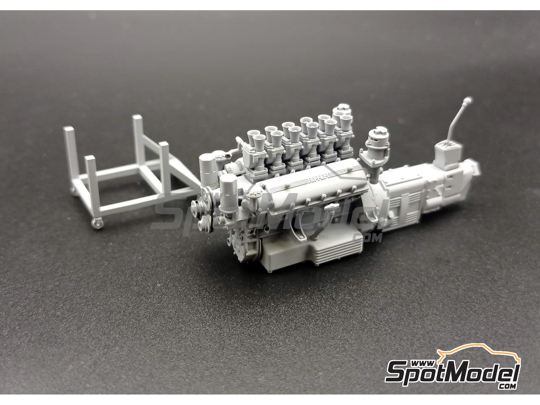 Image 15: Ferrari Colombo V12 3.3L | Engine in 1/24 scale manufactured by D.A.B. Models (ref.&nbsp;DAB24-046)