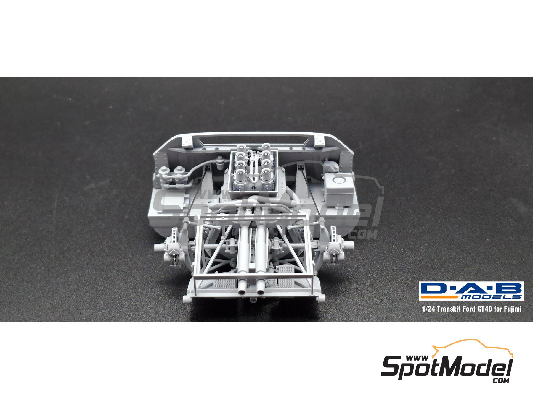 Image 6: Ford GT40 Mk I -  1968 and 1969 | Detail up set in 1/24 scale manufactured by D.A.B. Models (ref.&nbsp;DAB24-047)