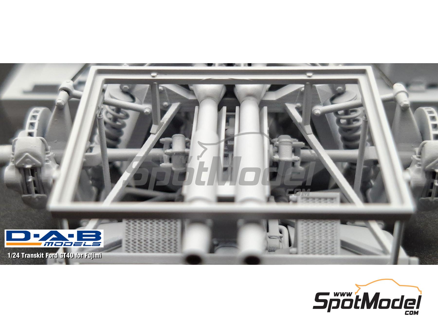 Image 10: Ford GT40 Mk I -  1968 and 1969 | Detail up set in 1/24 scale manufactured by D.A.B. Models (ref.&nbsp;DAB24-047)