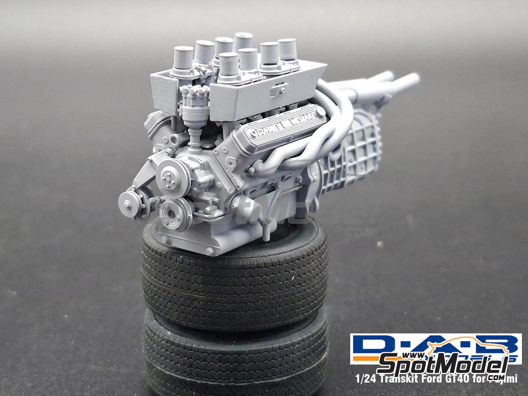 Image 16: Ford GT40 Mk I -  1968 and 1969 | Detail up set in 1/24 scale manufactured by D.A.B. Models (ref.&nbsp;DAB24-047)