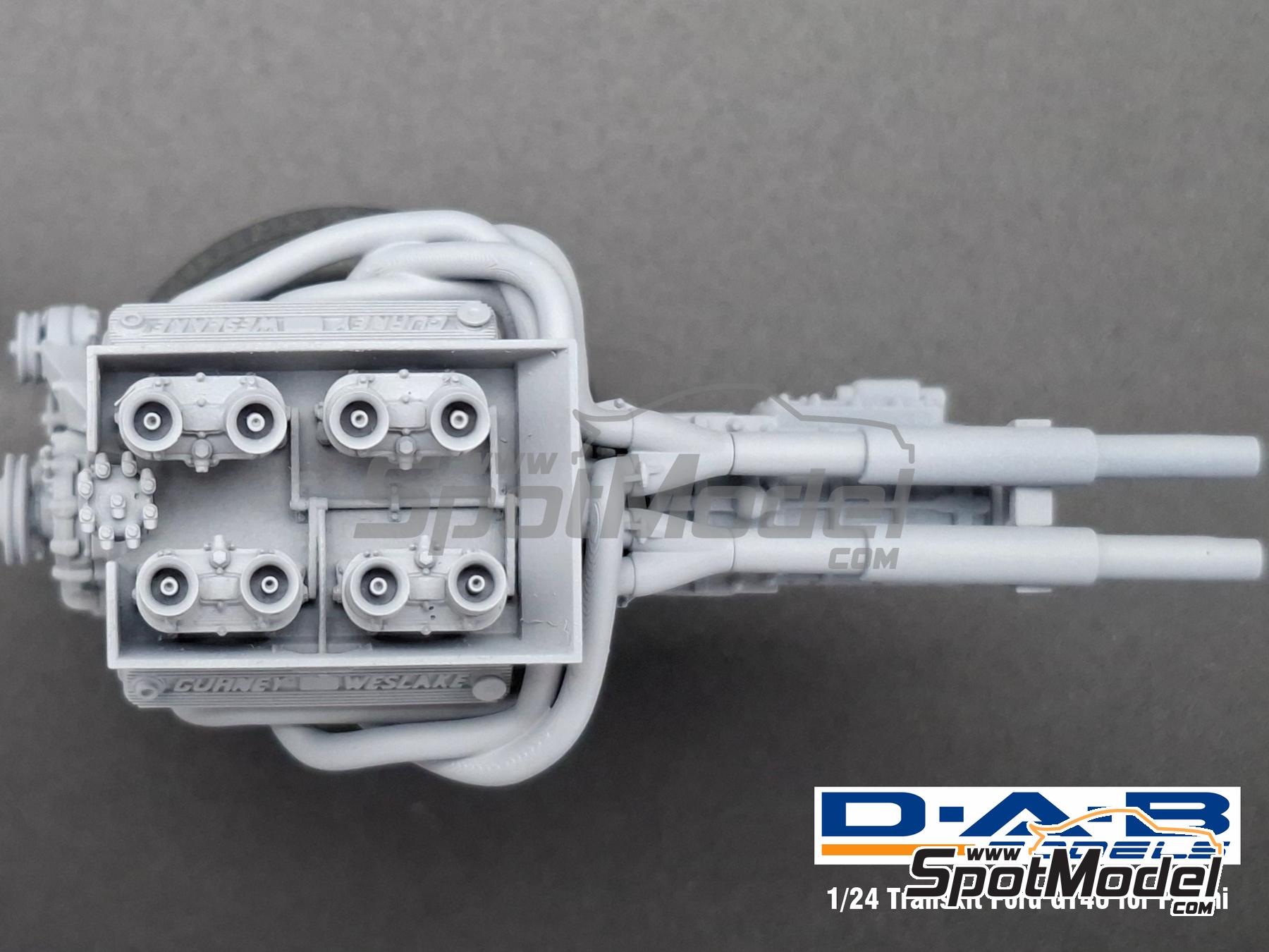 Image 18: Ford GT40 Mk I -  1968 and 1969 | Detail up set in 1/24 scale manufactured by D.A.B. Models (ref.&nbsp;DAB24-047)