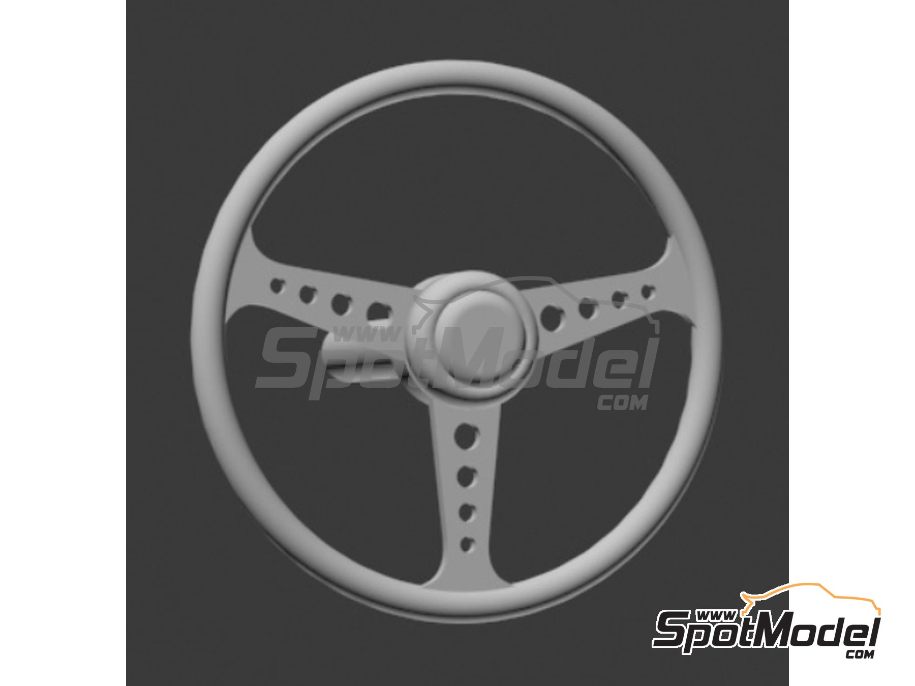 Image 4: Volante cl&aacute;sico de GT - Tipo A, B, C y D | Volante en escala&nbsp;1/43 fabricado por D.A.B. Models (ref.&nbsp;DAB43-007)