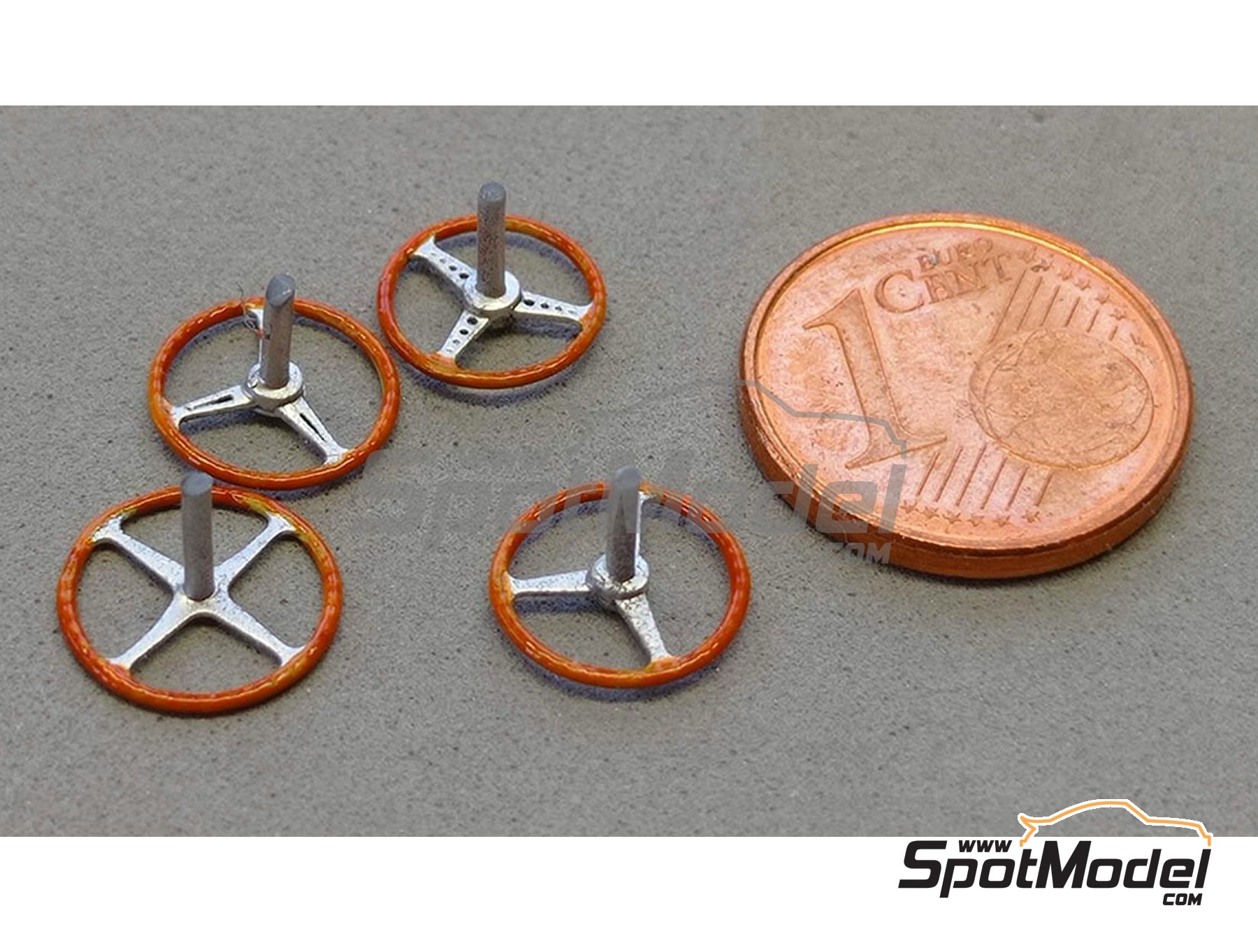 Image 7: Volante cl&aacute;sico de GT - Tipo A, B, C y D | Volante en escala&nbsp;1/43 fabricado por D.A.B. Models (ref.&nbsp;DAB43-007)