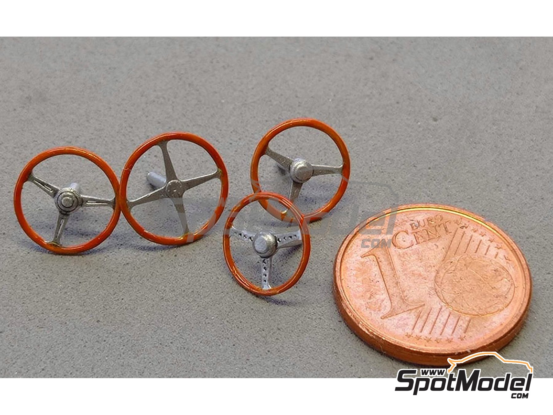 Image 8: Volante cl&aacute;sico de GT - Tipo A, B, C y D | Volante en escala&nbsp;1/43 fabricado por D.A.B. Models (ref.&nbsp;DAB43-007)