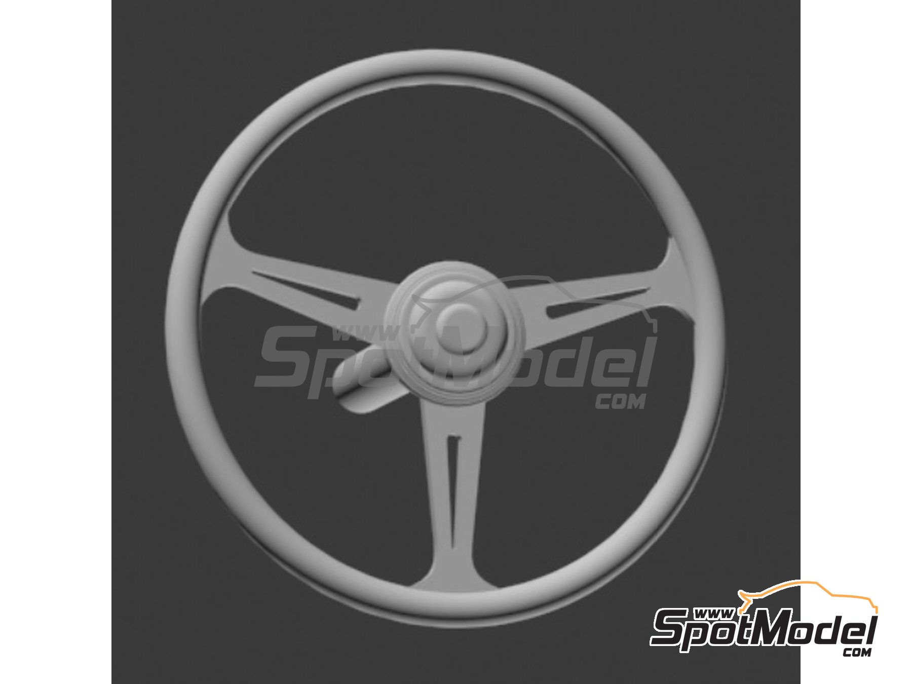 Image 4: Volante clásico de GT - Tipo A | Volante en escala 1/43 fabricado por D.A.B. Models (ref. DAB43-008)