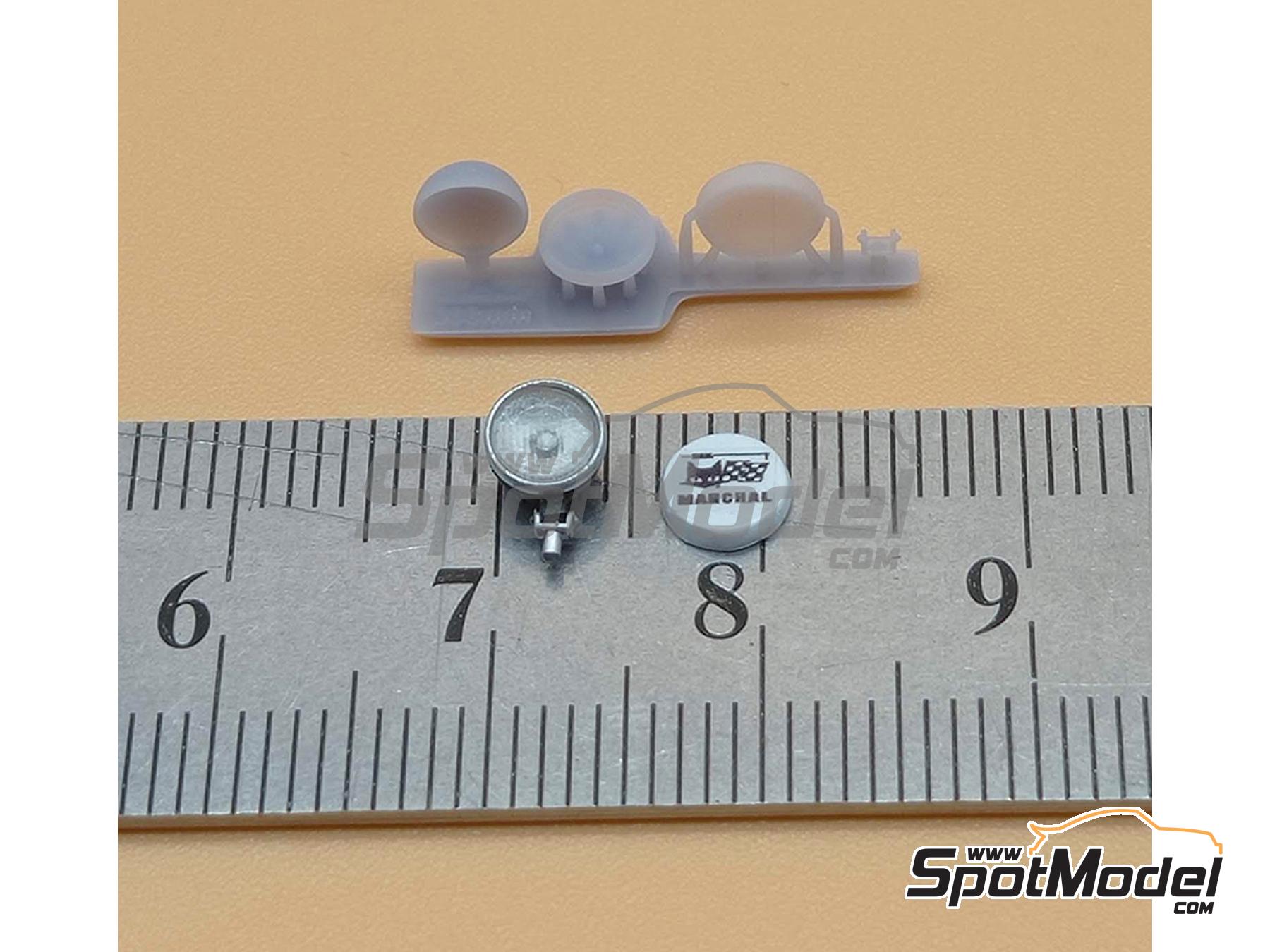 Image 2: Super Oscar Spot Lights 200mm | Lights in 1/43 scale manufactured by D.A.B. Models (ref. DAB43-020)