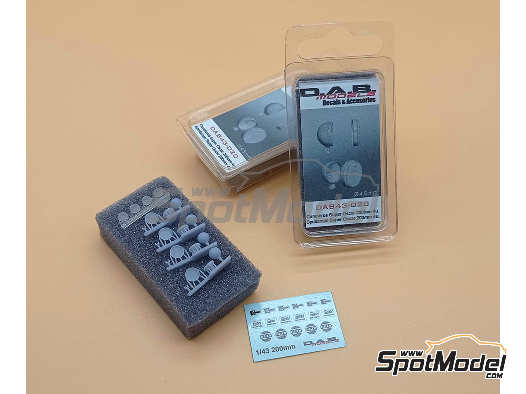 Image 5: Super Oscar Spot Lights 200mm | Lights in 1/43 scale manufactured by D.A.B. Models (ref. DAB43-020)