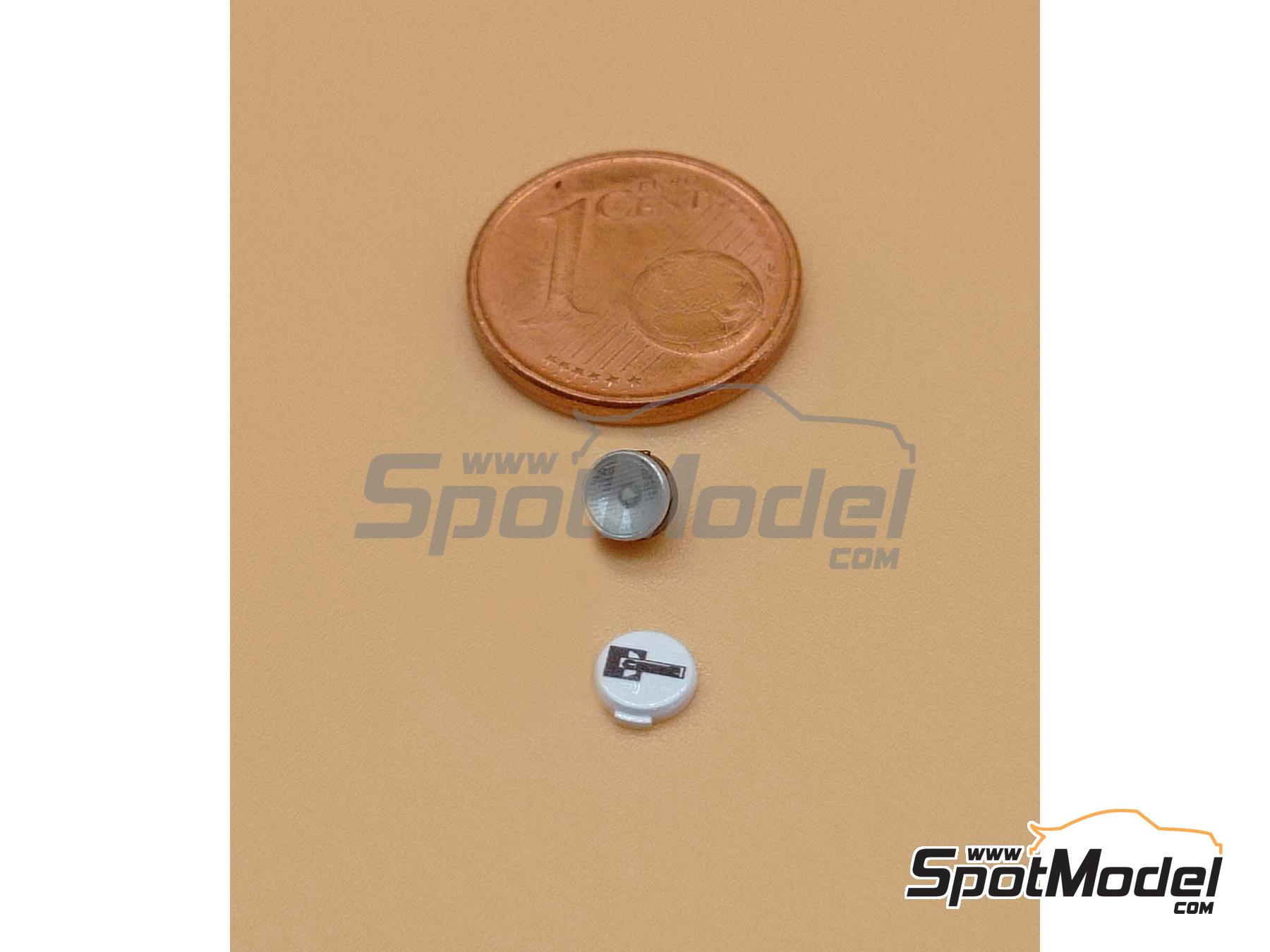 Image 2: Faro plano de 180mm | Luces en escala&nbsp;1/43 fabricado por D.A.B. Models (ref.&nbsp;DAB43-021)