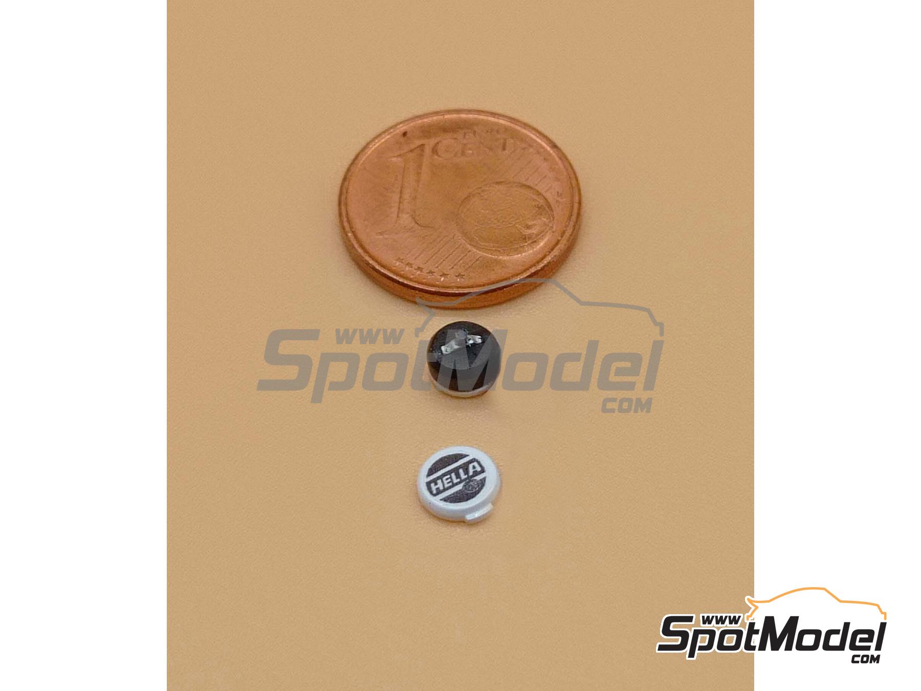 Image 2: Faro plano de 200mm | Luces en escala&nbsp;1/43 fabricado por D.A.B. Models (ref.&nbsp;DAB43-022)