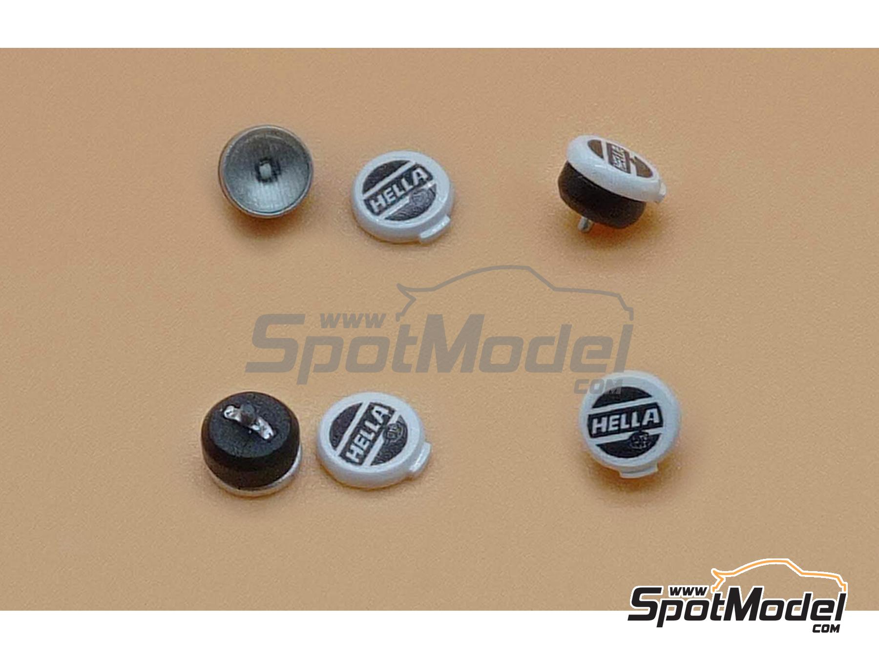 Image 3: Faro plano de 200mm | Luces en escala&nbsp;1/43 fabricado por D.A.B. Models (ref.&nbsp;DAB43-022)