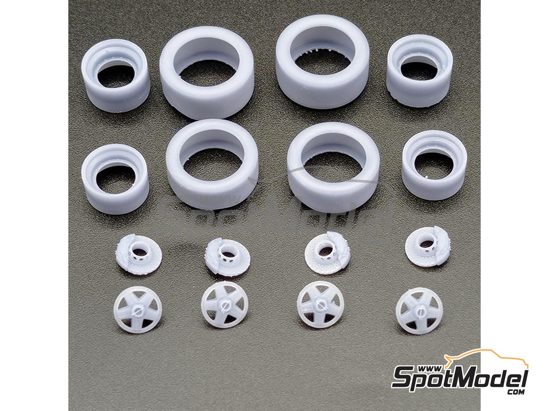 Image 3: Gotti M160 centrelock | Rims and tyres set in 1/43 scale manufactured by D.A.B. Models (ref. DAB43-033)