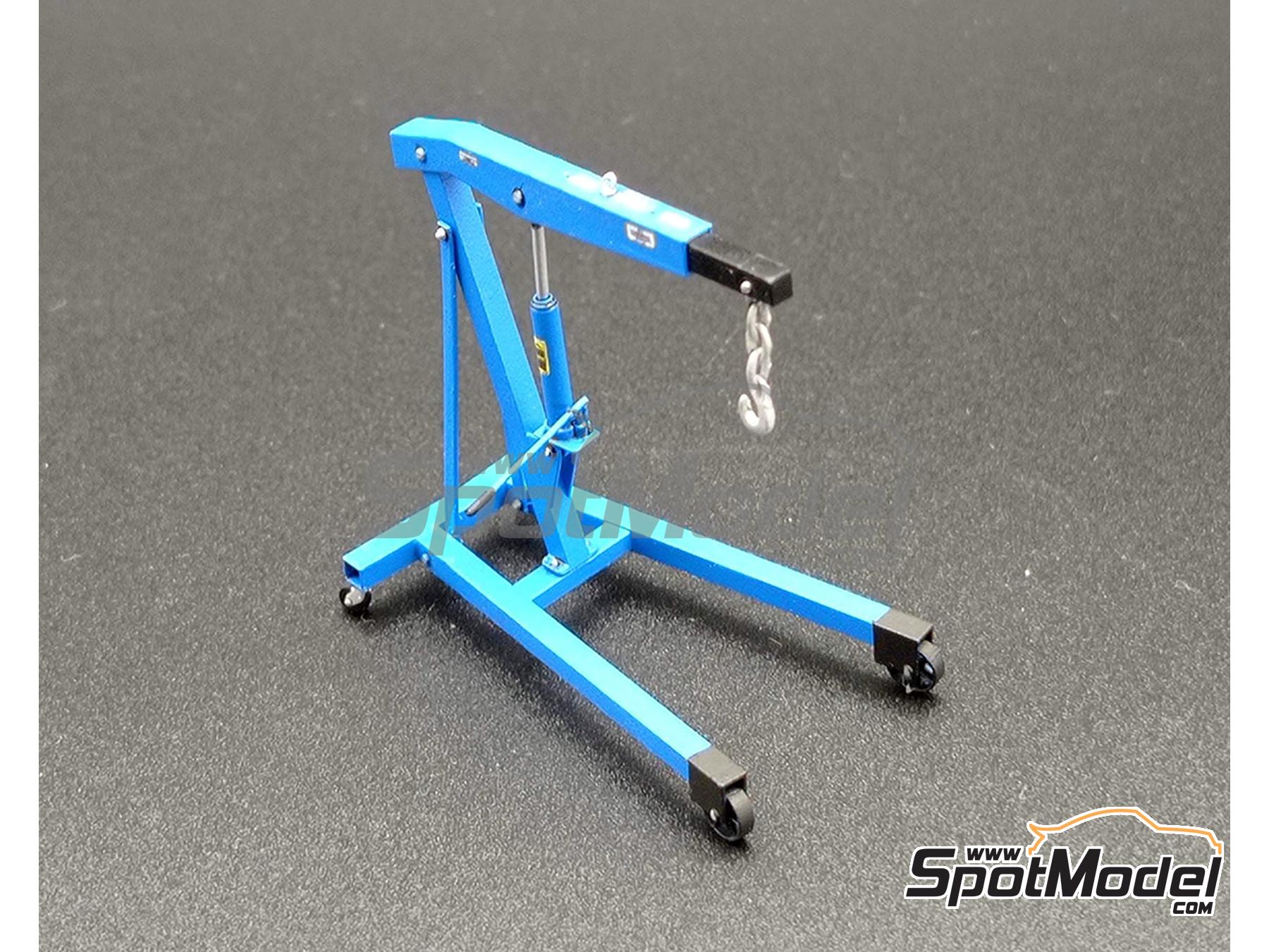 Image 2: Workshop crane | Scale model kit in 1/43 scale manufactured by D.A.B. Models (ref.&nbsp;DAB43-043)