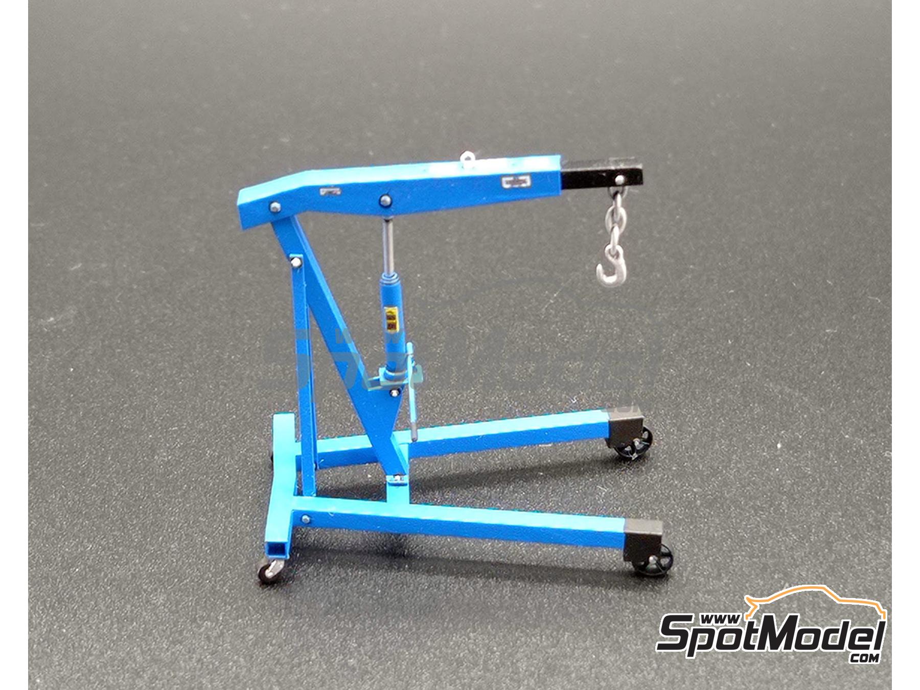 Image 3: Workshop crane | Scale model kit in 1/43 scale manufactured by D.A.B. Models (ref.&nbsp;DAB43-043)