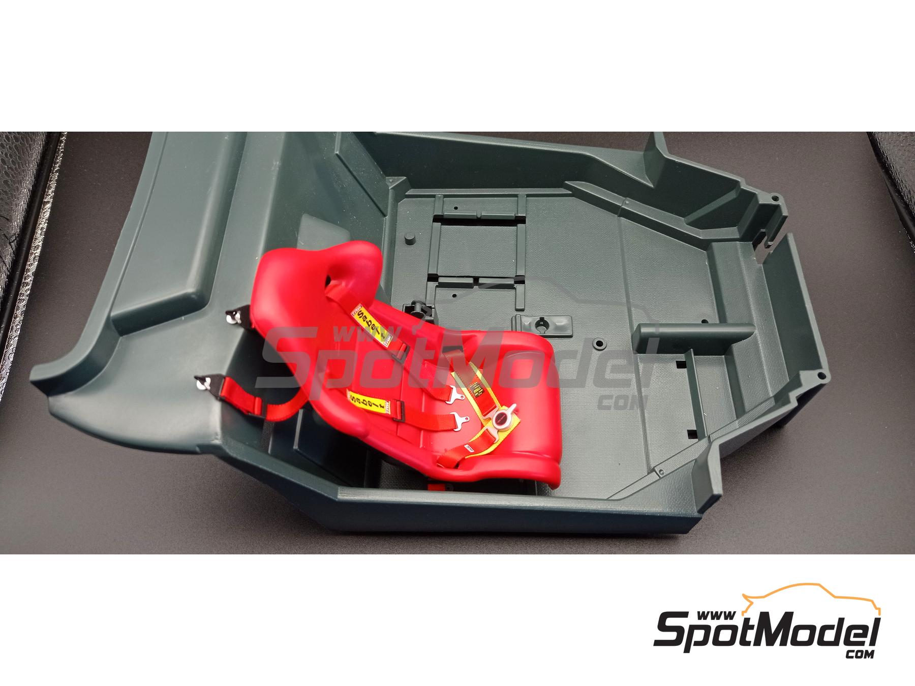 thumbnail image 2 of Eduard 1/24 Scale Racing Car Seatbelts – Sabelt 4-Point Red – Model Kit Accessory 2 of 3