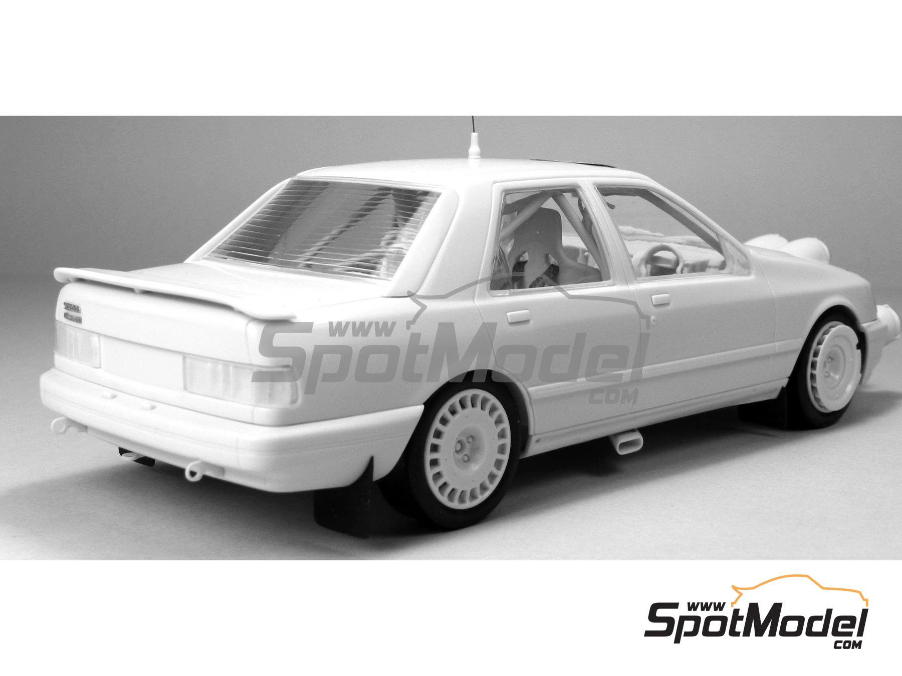 Image 4: Ford Sierra Cosworth 4×4 Grupo A patrocinado por Autoglass Carglass - Rally de Portugal - Vinho do Porto 1992 | Maqueta de coche en escala 1/24 fabricado por D.Modelkits (ref. DM-K002, tambien 5600627796826 y DMK-002)