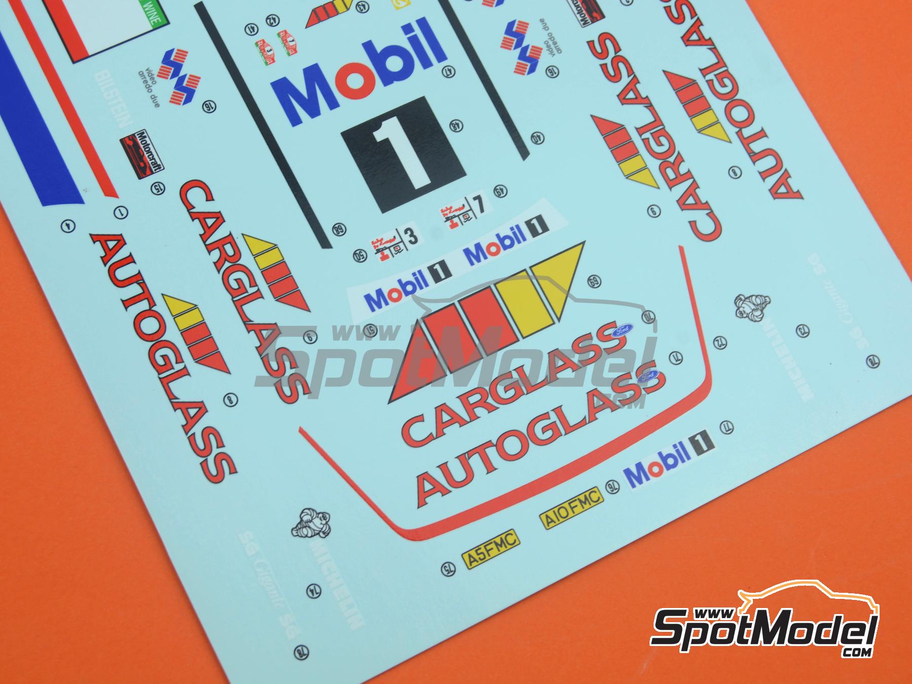 Image 15: Ford Sierra Cosworth 4×4 Grupo A patrocinado por Autoglass Carglass - Rally de Portugal - Vinho do Porto 1992 | Maqueta de coche en escala 1/24 fabricado por D.Modelkits (ref. DM-K002, tambien 5600627796826 y DMK-002)