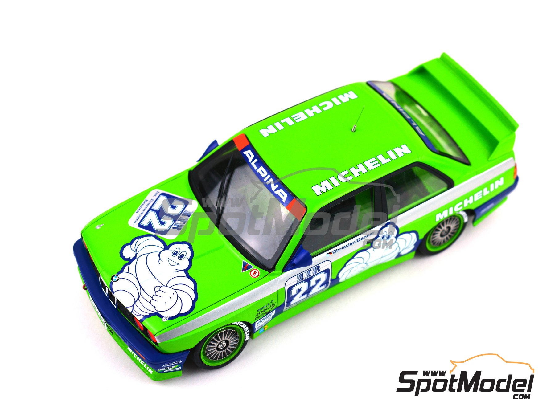 Image 5: BMW M3 E30 Alpina Team - DTM - Deutsche Tourenwagen Masters 1988 | Marking / livery in 1/24 scale manufactured by Decalcas (ref.&nbsp;DCL-DEC007)