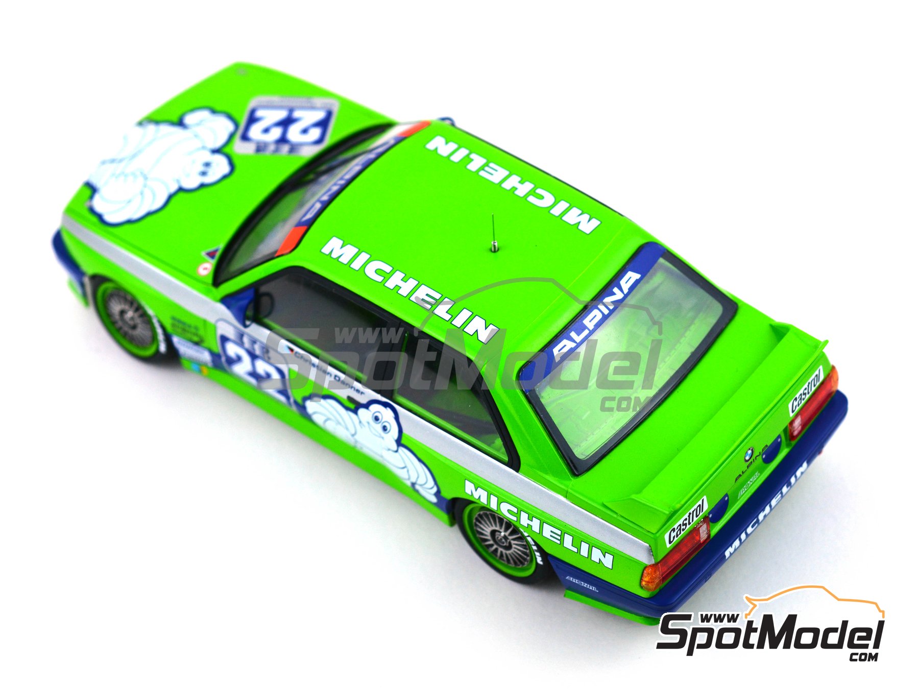 Image 6: BMW M3 E30 Alpina Team - DTM - Deutsche Tourenwagen Masters 1988 | Marking / livery in 1/24 scale manufactured by Decalcas (ref.&nbsp;DCL-DEC007)