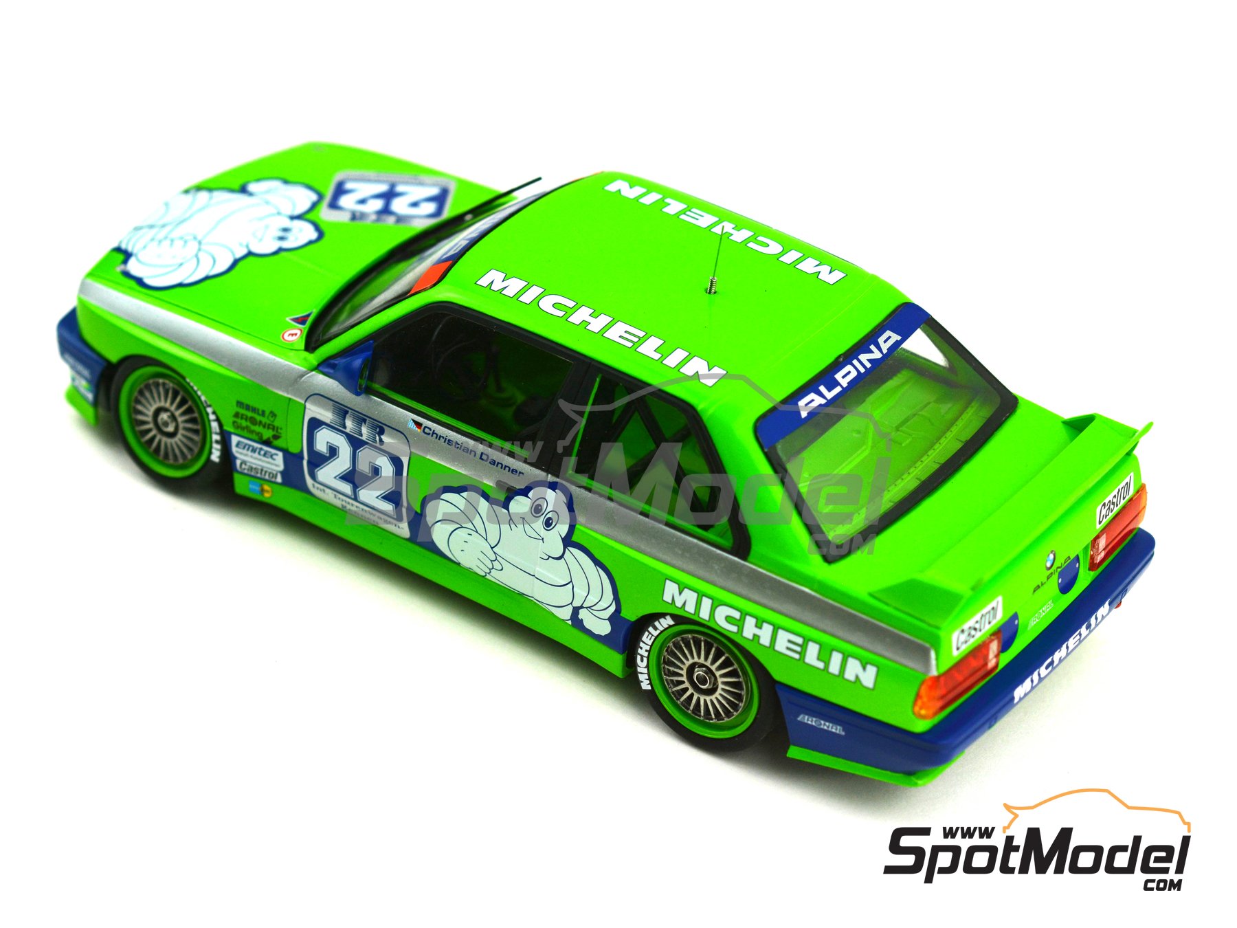 Image 9: BMW M3 E30 Alpina Team - DTM - Deutsche Tourenwagen Masters 1988 | Marking / livery in 1/24 scale manufactured by Decalcas (ref.&nbsp;DCL-DEC007)