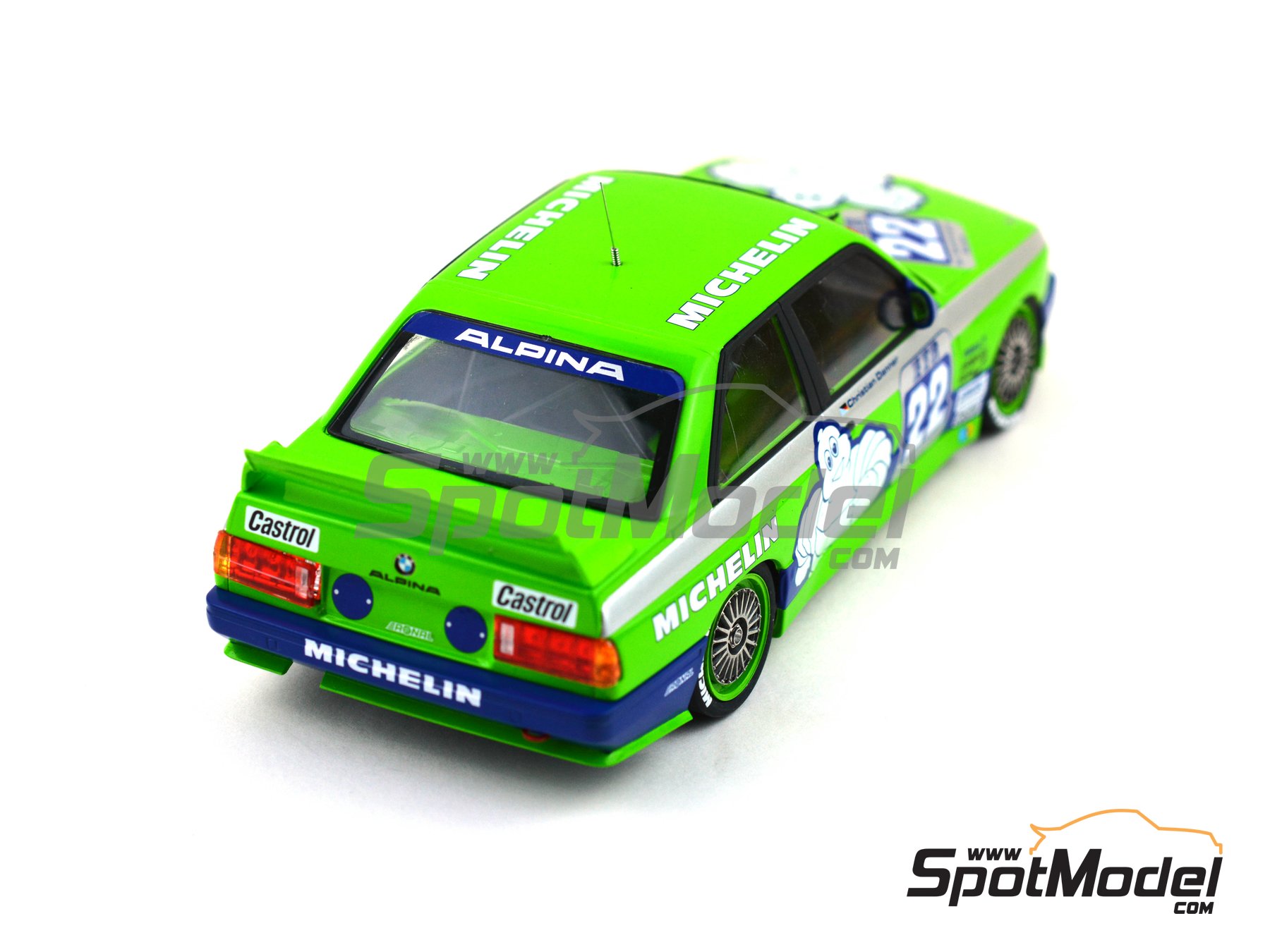Image 11: BMW M3 E30 Alpina Team - DTM - Deutsche Tourenwagen Masters 1988 | Marking / livery in 1/24 scale manufactured by Decalcas (ref.&nbsp;DCL-DEC007)