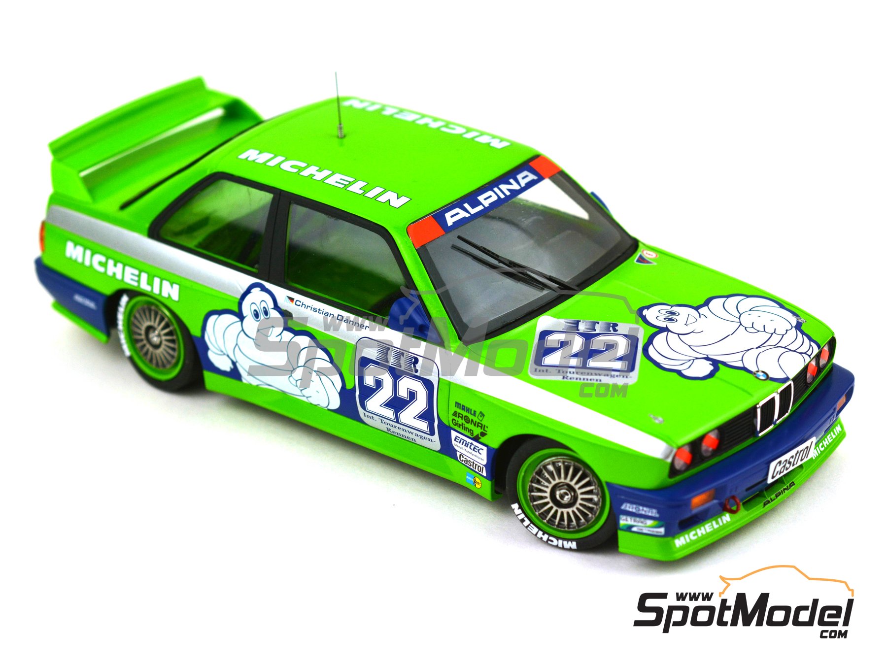 Image 14: BMW M3 E30 Alpina Team - DTM - Deutsche Tourenwagen Masters 1988 | Marking / livery in 1/24 scale manufactured by Decalcas (ref.&nbsp;DCL-DEC007)