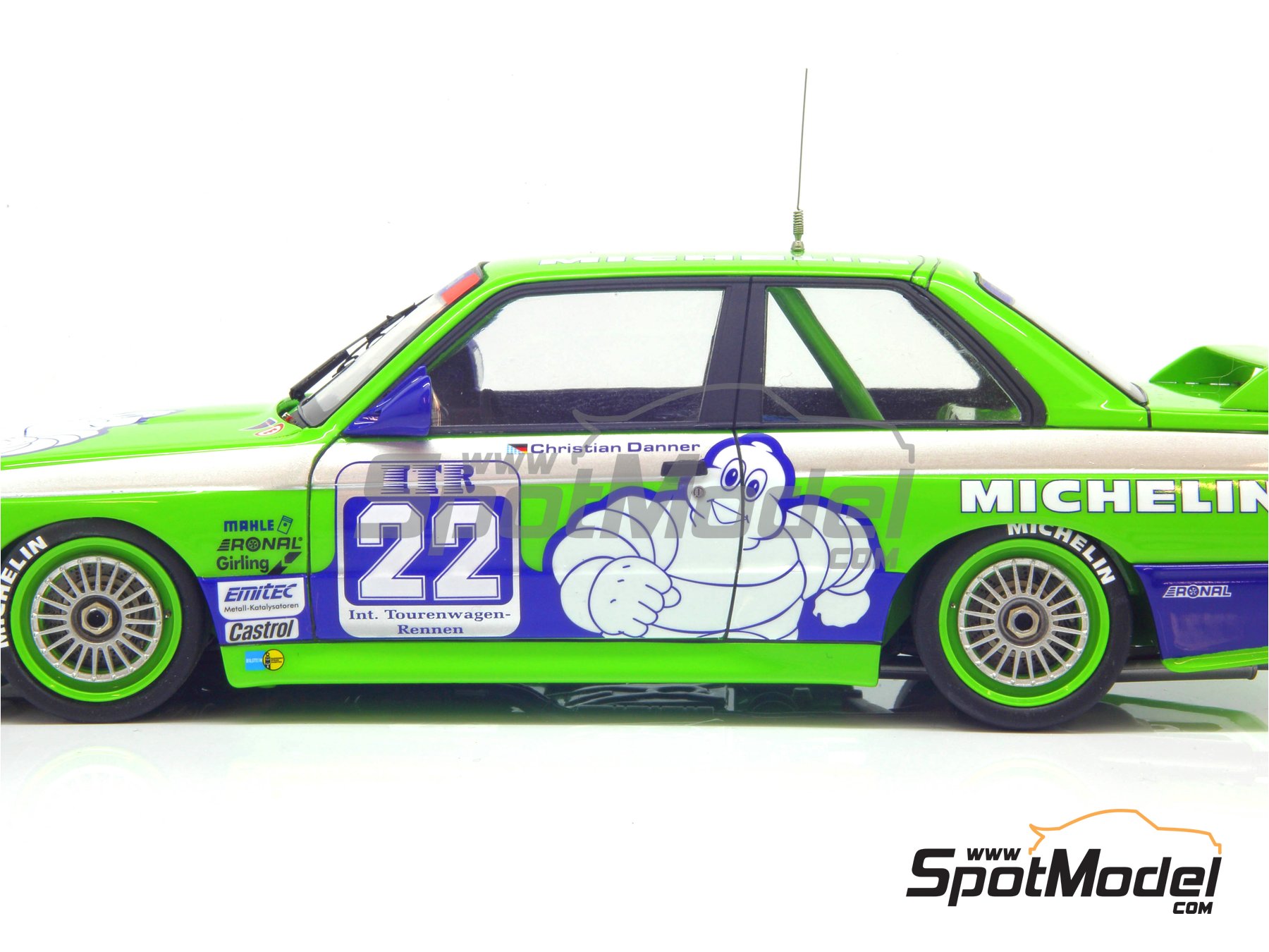 Image 15: BMW M3 E30 Alpina Team - DTM - Deutsche Tourenwagen Masters 1988 | Marking / livery in 1/24 scale manufactured by Decalcas (ref.&nbsp;DCL-DEC007)