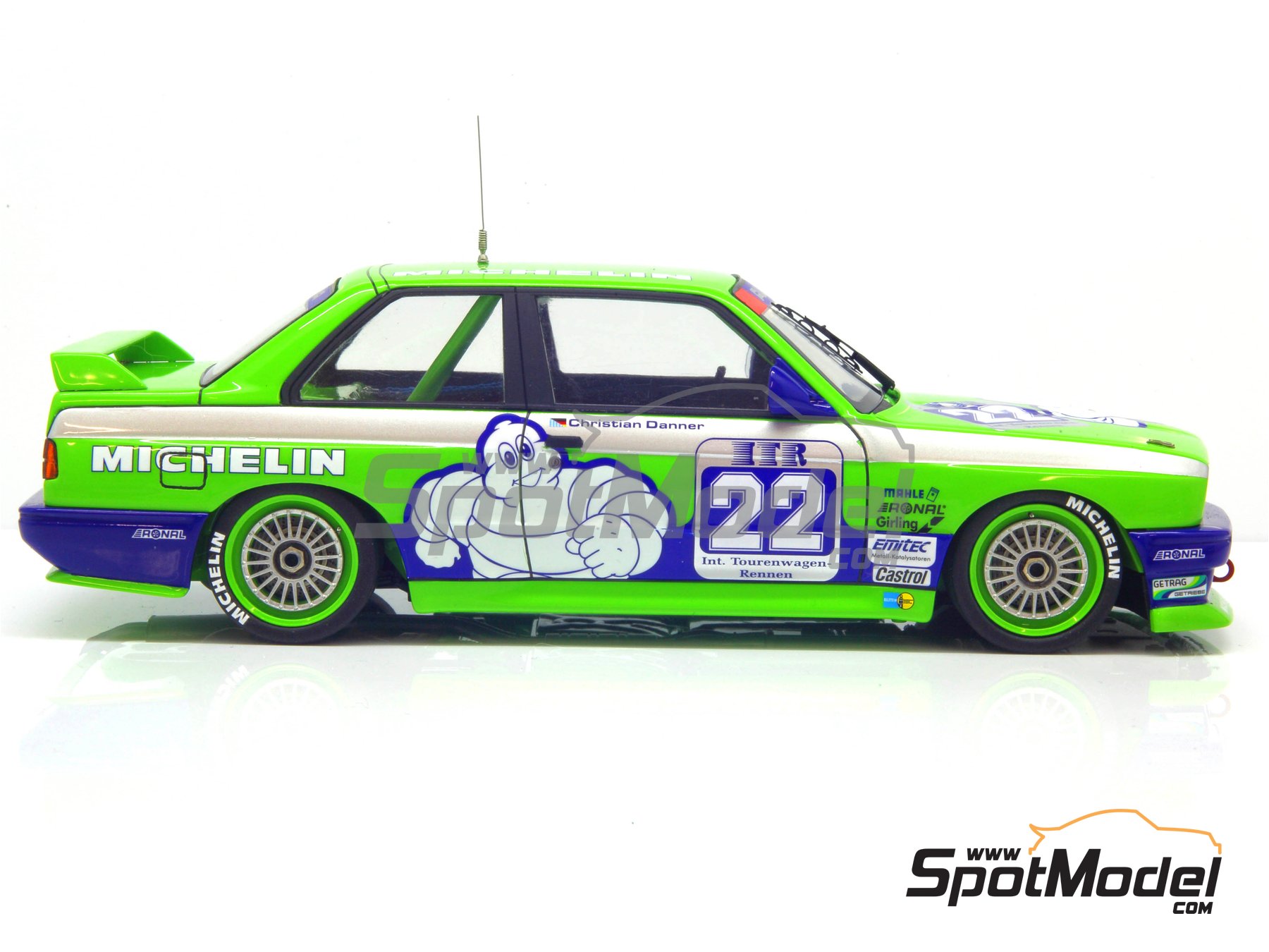 Image 17: BMW M3 E30 Alpina Team - DTM - Deutsche Tourenwagen Masters 1988 | Marking / livery in 1/24 scale manufactured by Decalcas (ref.&nbsp;DCL-DEC007)