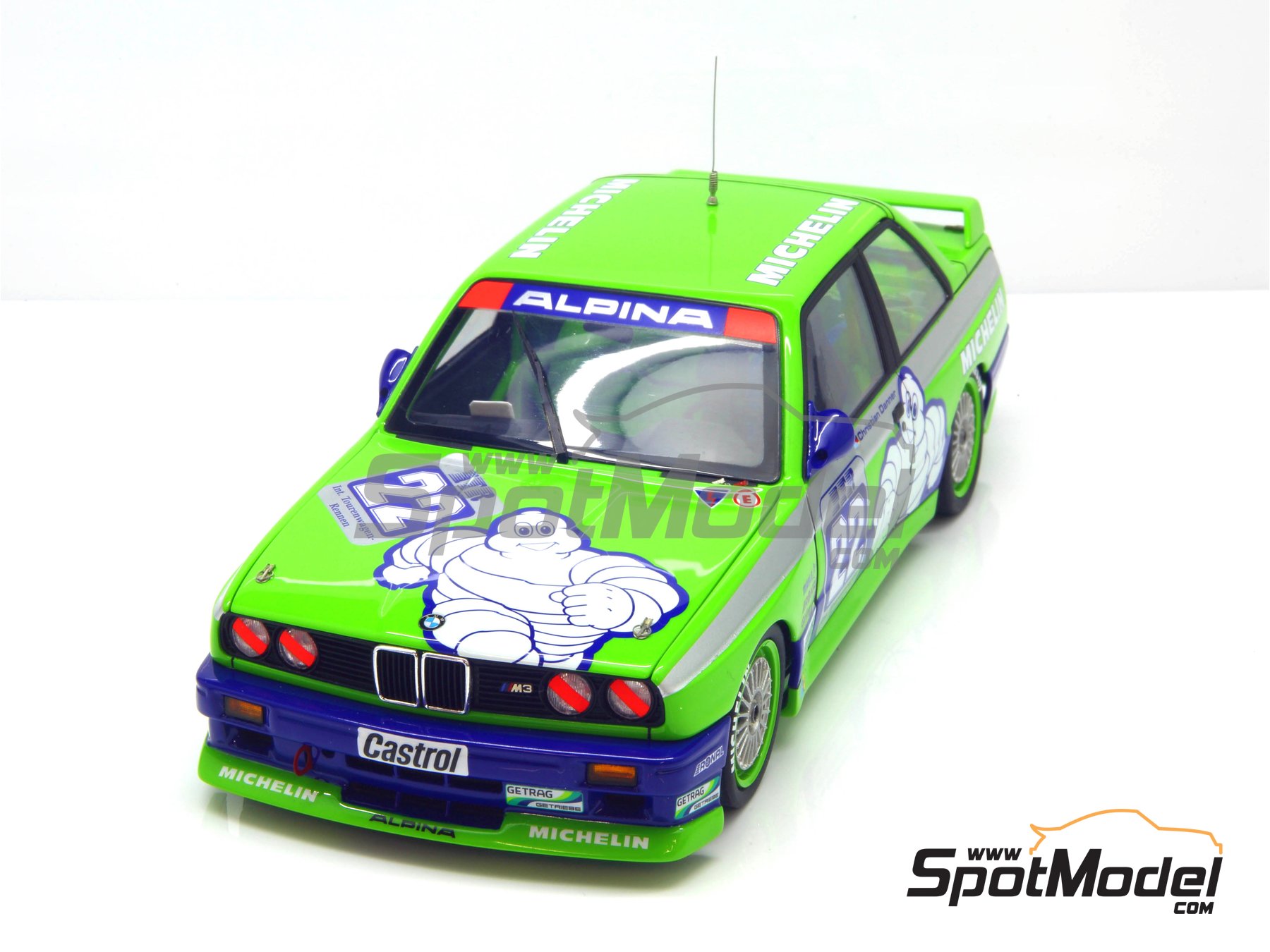 Image 20: BMW M3 E30 Alpina Team - DTM - Deutsche Tourenwagen Masters 1988 | Marking / livery in 1/24 scale manufactured by Decalcas (ref.&nbsp;DCL-DEC007)