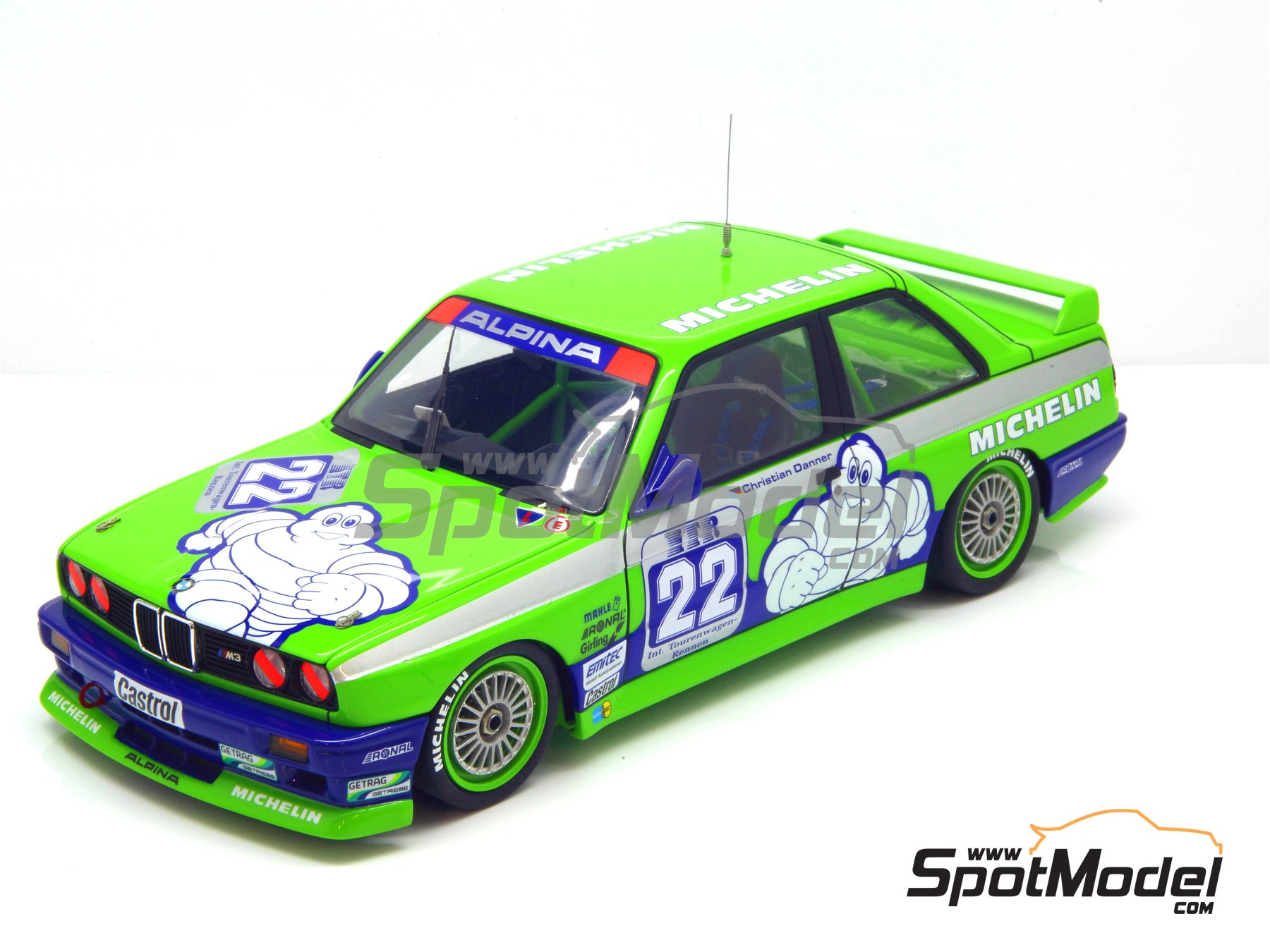 Image 21: BMW M3 E30 Alpina Team - DTM - Deutsche Tourenwagen Masters 1988 | Marking / livery in 1/24 scale manufactured by Decalcas (ref.&nbsp;DCL-DEC007)