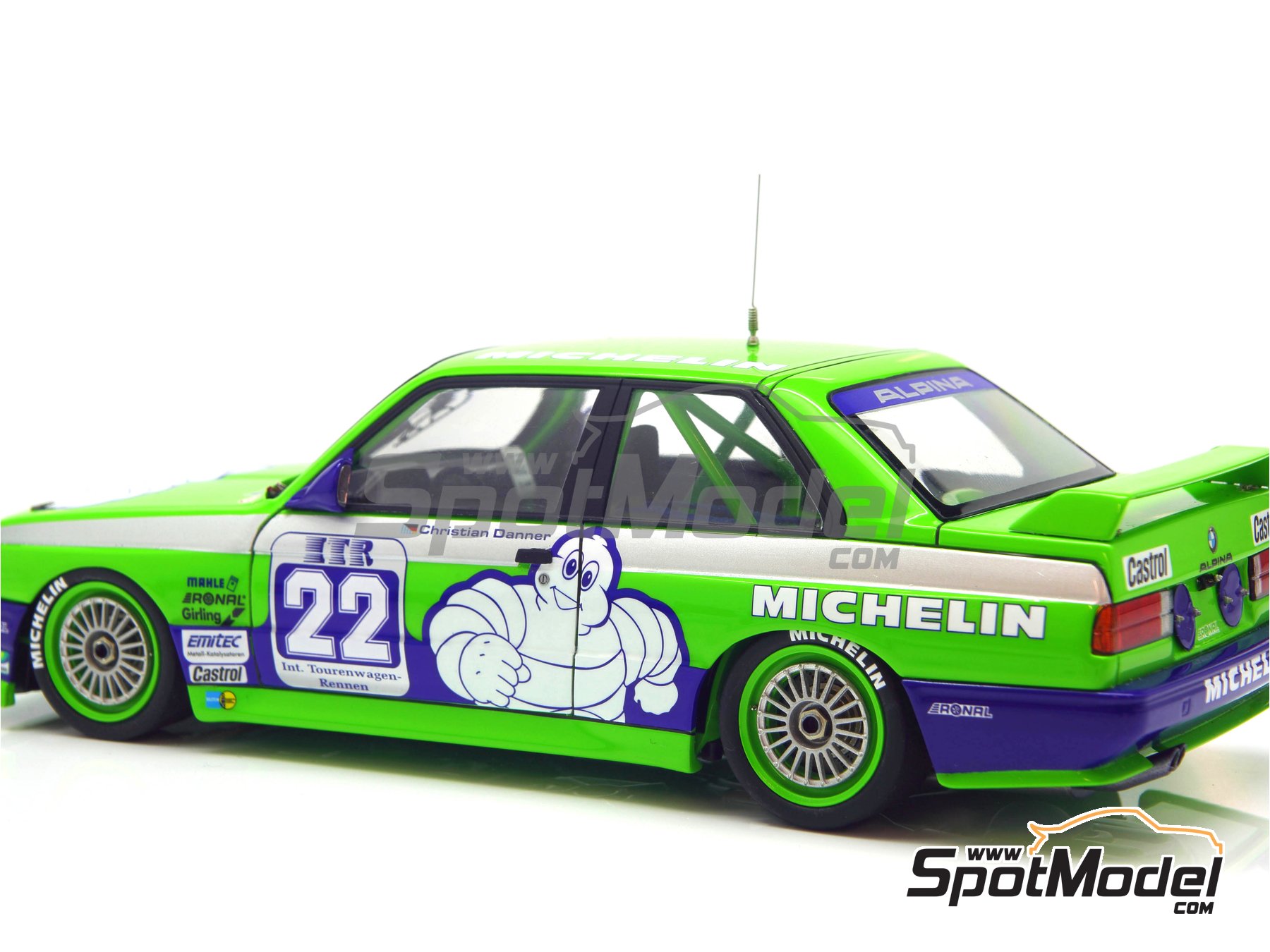 Image 24: BMW M3 E30 Alpina Team - DTM - Deutsche Tourenwagen Masters 1988 | Marking / livery in 1/24 scale manufactured by Decalcas (ref.&nbsp;DCL-DEC007)