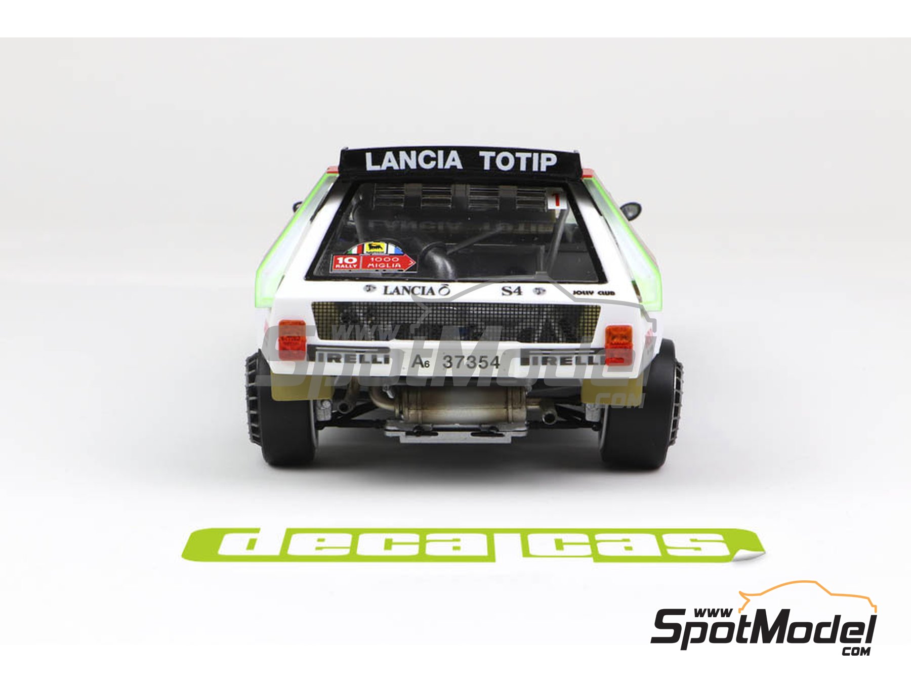 Image 13: Lancia Delta S4 sponsored by Jolly Club Totip - Rally 1000 Miglia 1986 | Marking / livery in 1/24 scale manufactured by Decalcas (ref.&nbsp;DCL-DEC034)