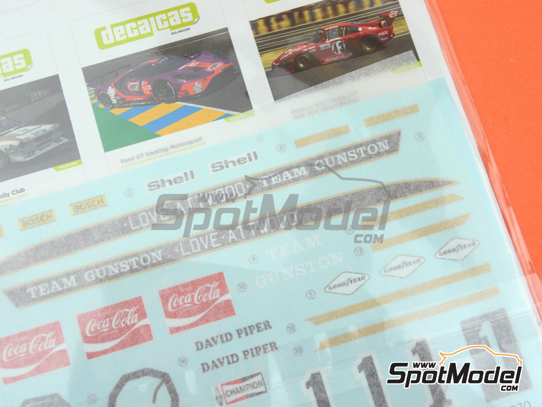 Image 7: Porsche 917K Gunston Team - 9 Hours Kyalami 1970 | Marking / livery in 1/24 scale manufactured by Decalcas (ref.&nbsp;DCL-DEC044)