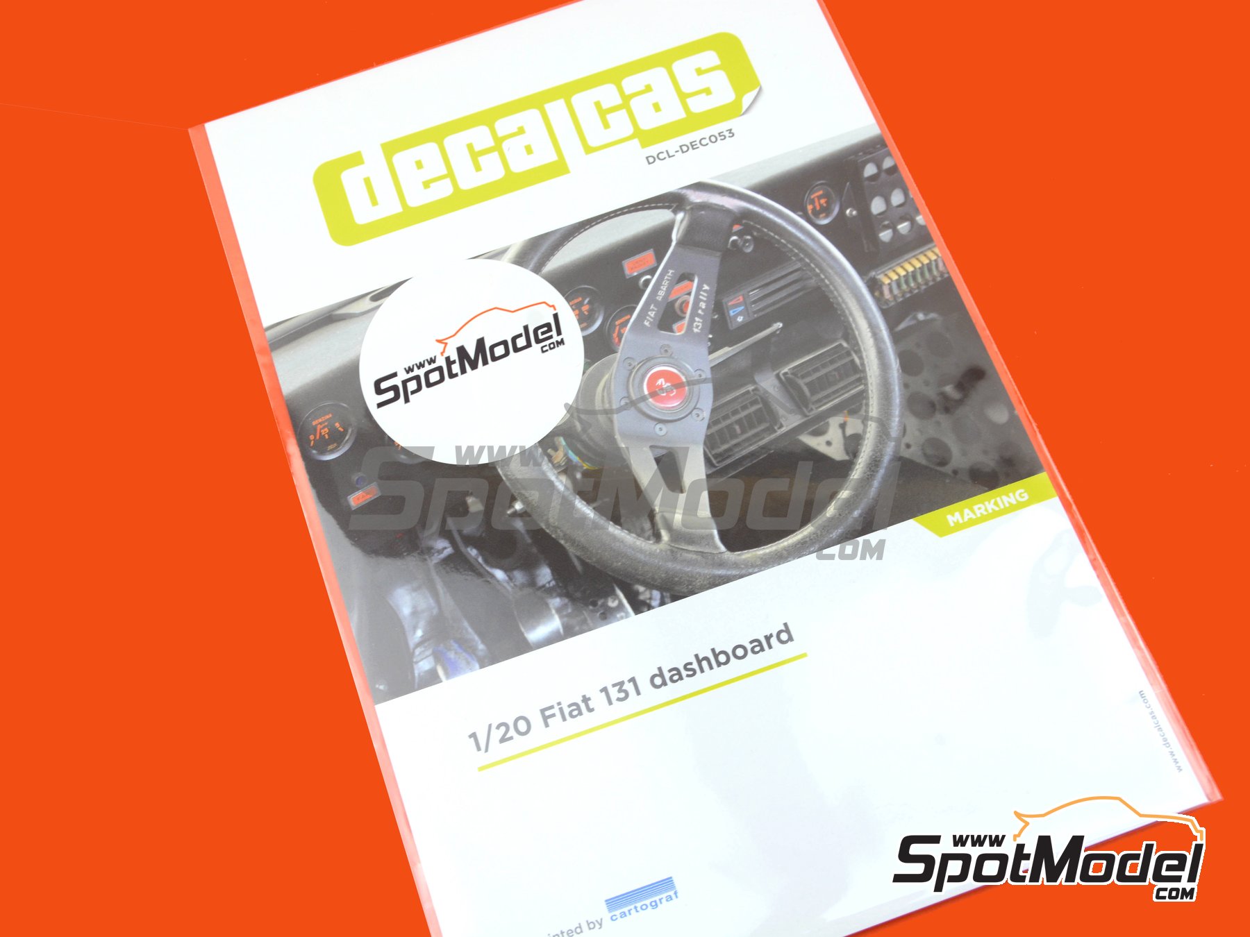 Image 6: Fiat 131 Abarth Rally | Decals in 1/20 scale manufactured by Decalcas (ref.&nbsp;DCL-DEC053, also 4545782076271)