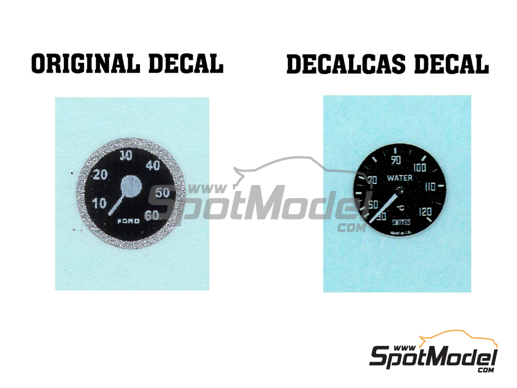 Image 5: Ford GT40 Mk II | Decals in 1/12 scale manufactured by Decalcas (ref.&nbsp;DCL-DEC057)
