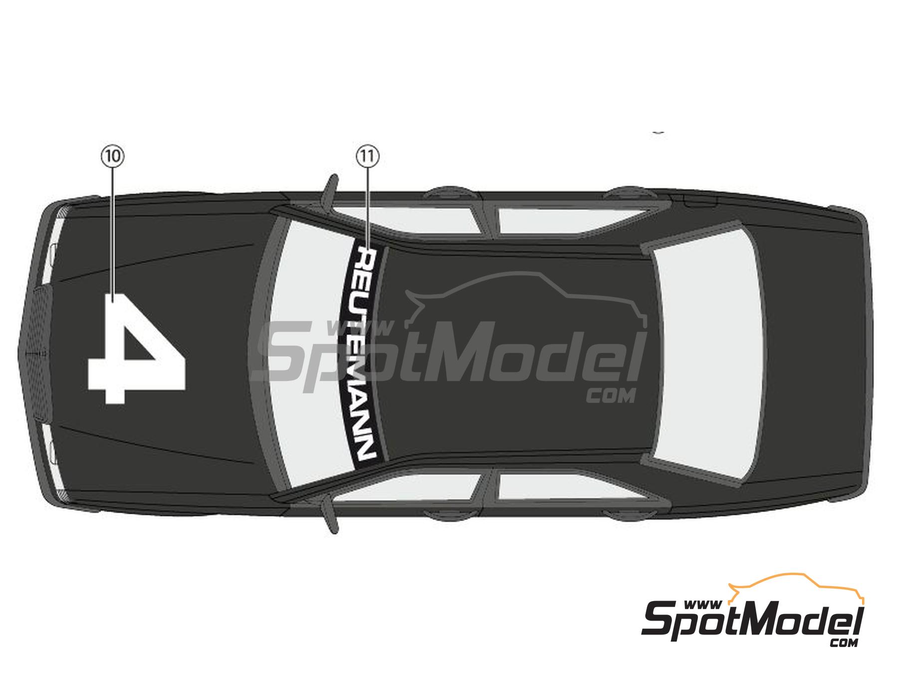Image 4: Mercedes Benz 190E 2.3 16v - ROC - Race of the Champions 1984 | Marking / livery in 1/24 scale manufactured by Decalcas (ref.&nbsp;DCL-DEC064)