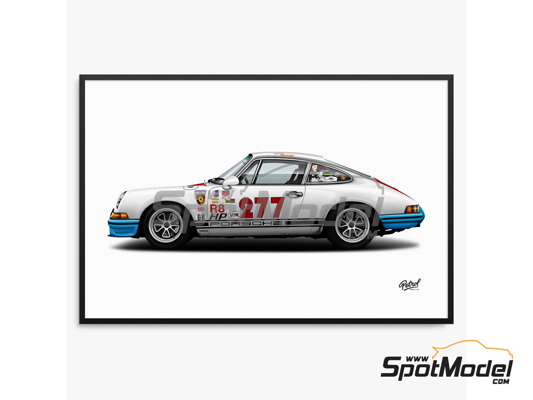 Porsche 911 #277 Transparent groß Sticker / Aufkleber Magnus Walker Outlaw