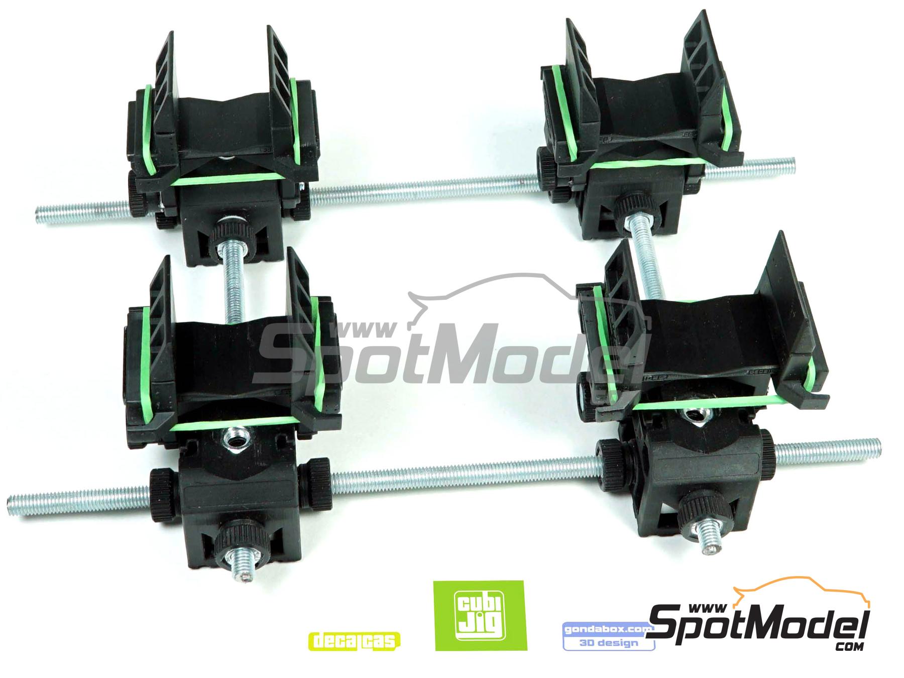 Image 2: Car CubiJig | Hobby tool in 1/24 scale manufactured by Decalcas (ref.&nbsp;DCL-JIG001)