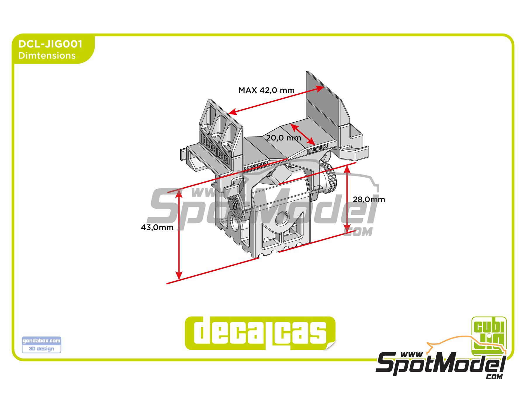 Image 13: Car CubiJig | Hobby tool in 1/24 scale manufactured by Decalcas (ref.&nbsp;DCL-JIG001)