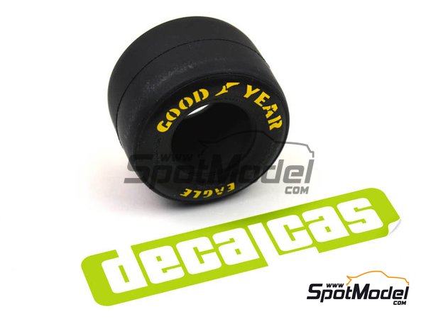 Image 4: Good Year Eagle tyre marking set | Logotypes in 1/12 scale manufactured by Decalcas (ref.&nbsp;DCL-LOG006)