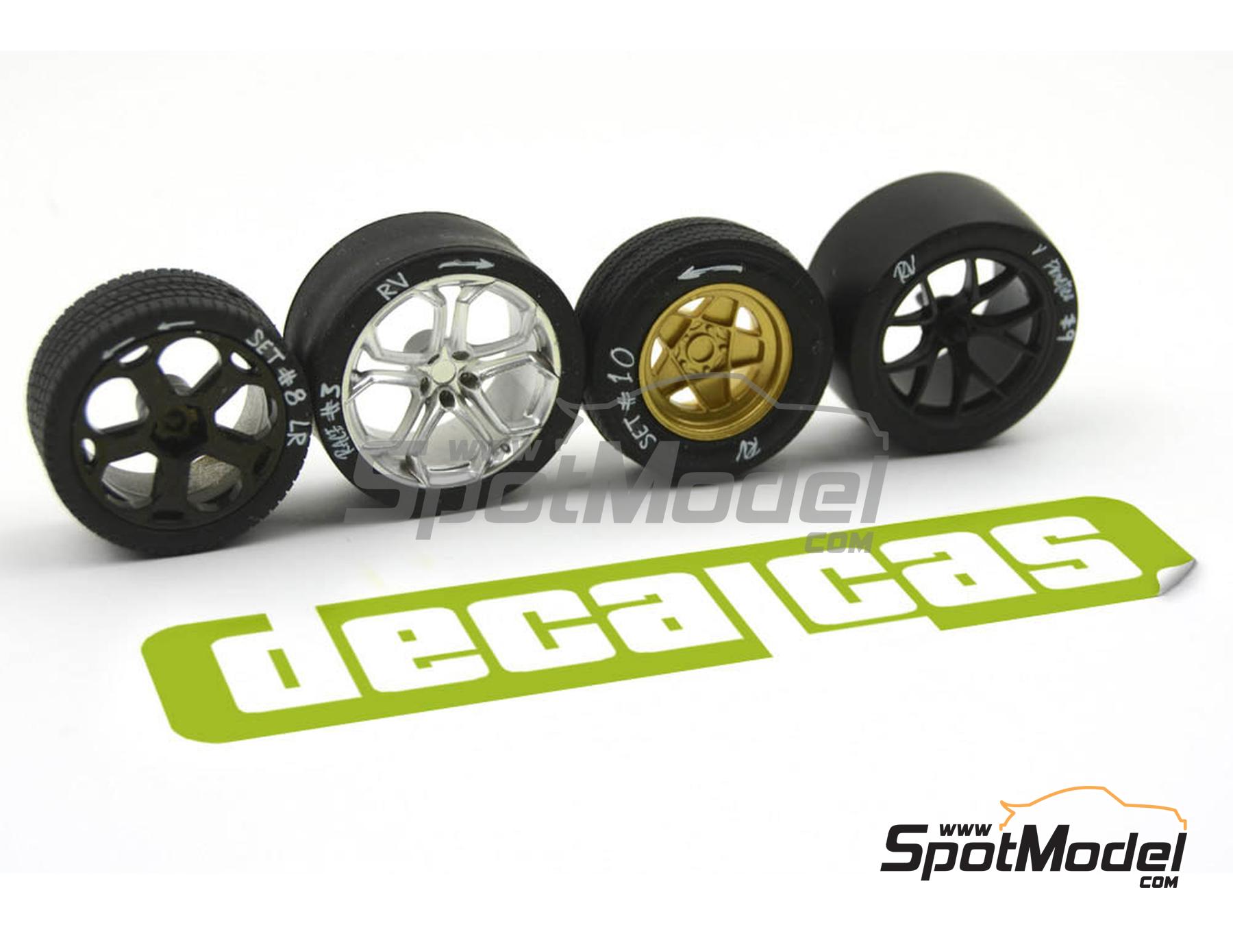 Image 4: Tire sidewall white chalk markings | Logotypes in 1/43 scale manufactured by Decalcas (ref.&nbsp;DCL-LOG013)