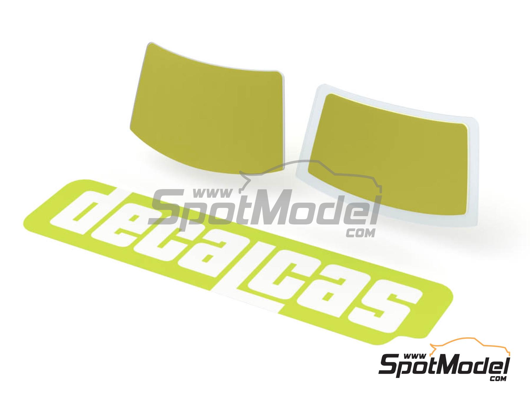 Image 8: BMW 320i E46 | Window frame pre-cut paint masks in 1/24 scale manufactured by Decalcas (ref.&nbsp;DCL-MSK018)