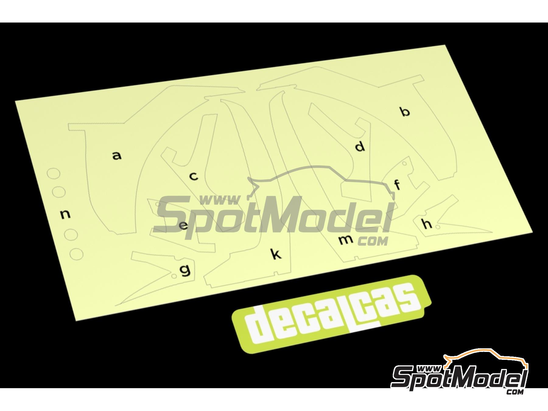Image 1: Suzuki GSX-RR -  2020 | Masks in 1/12 scale manufactured by Decalcas (ref.&nbsp;DCL-MSK019)