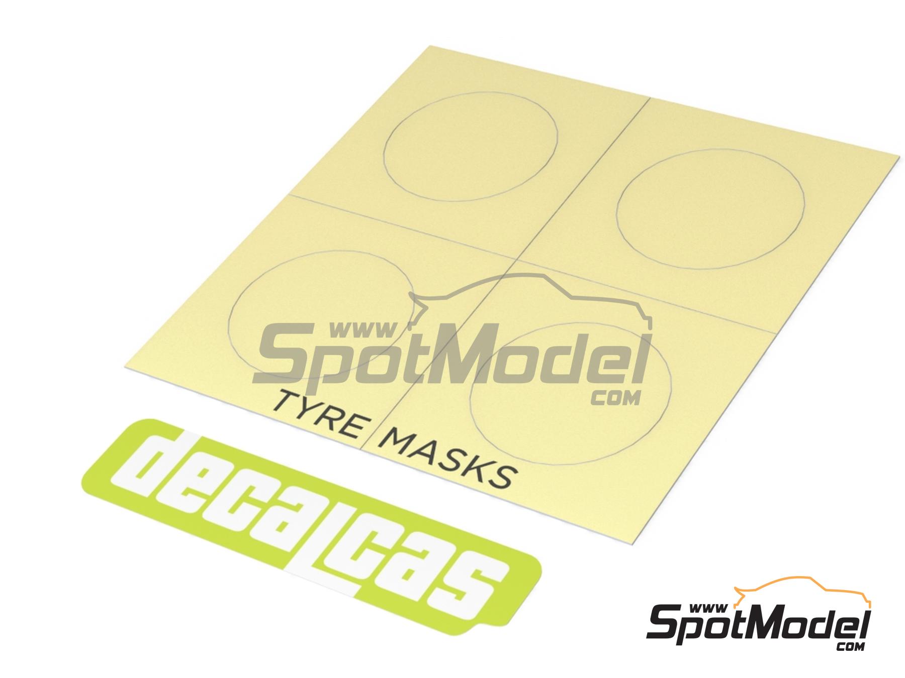 Decalcas DCL-MSK988: Masks 1/24 scale - Porsche 911 991 GT3 RSR rims ...